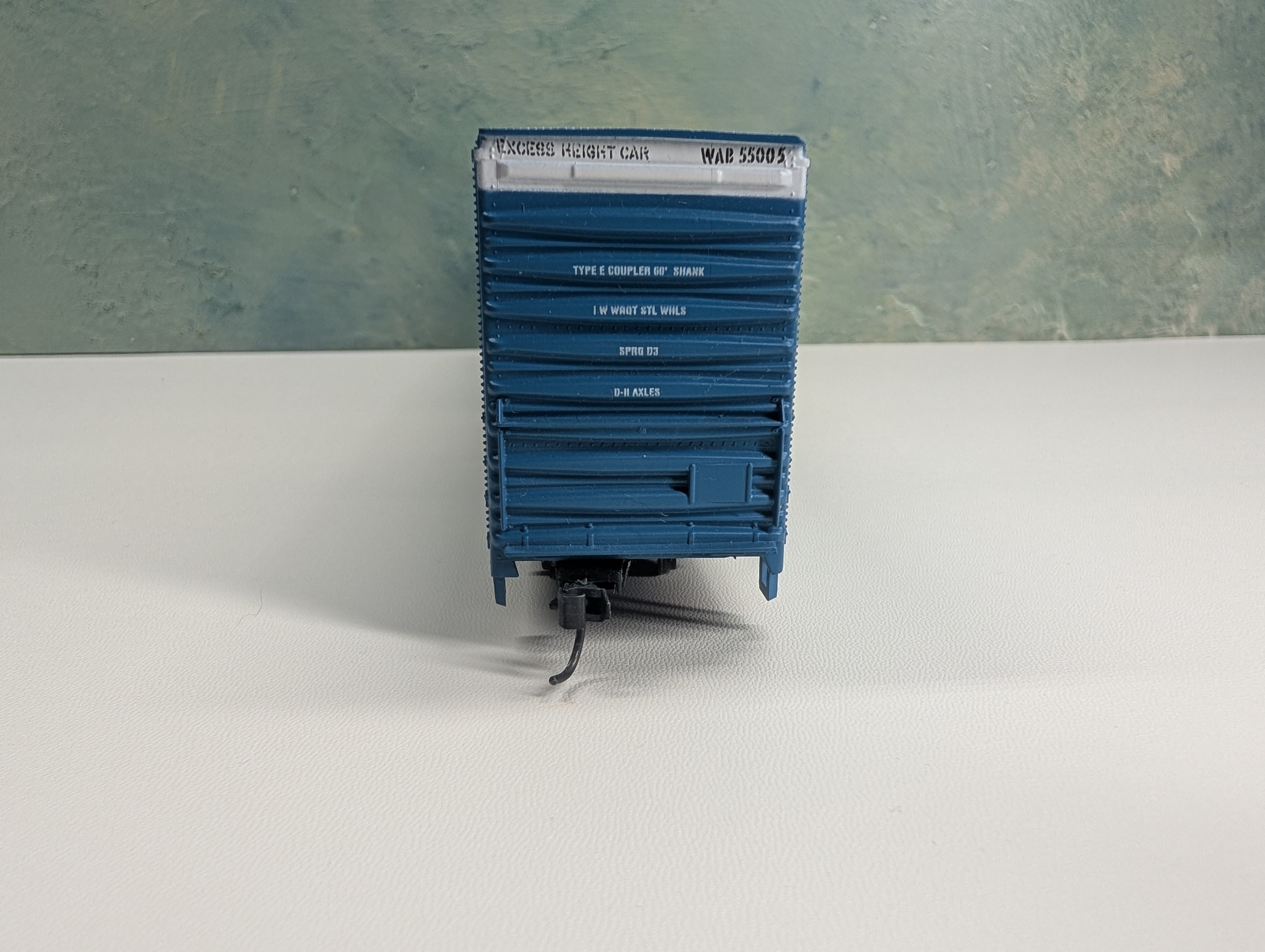 USED Athearn HO Scale 86' HI-Cube Box Car Wabash WAB #55005