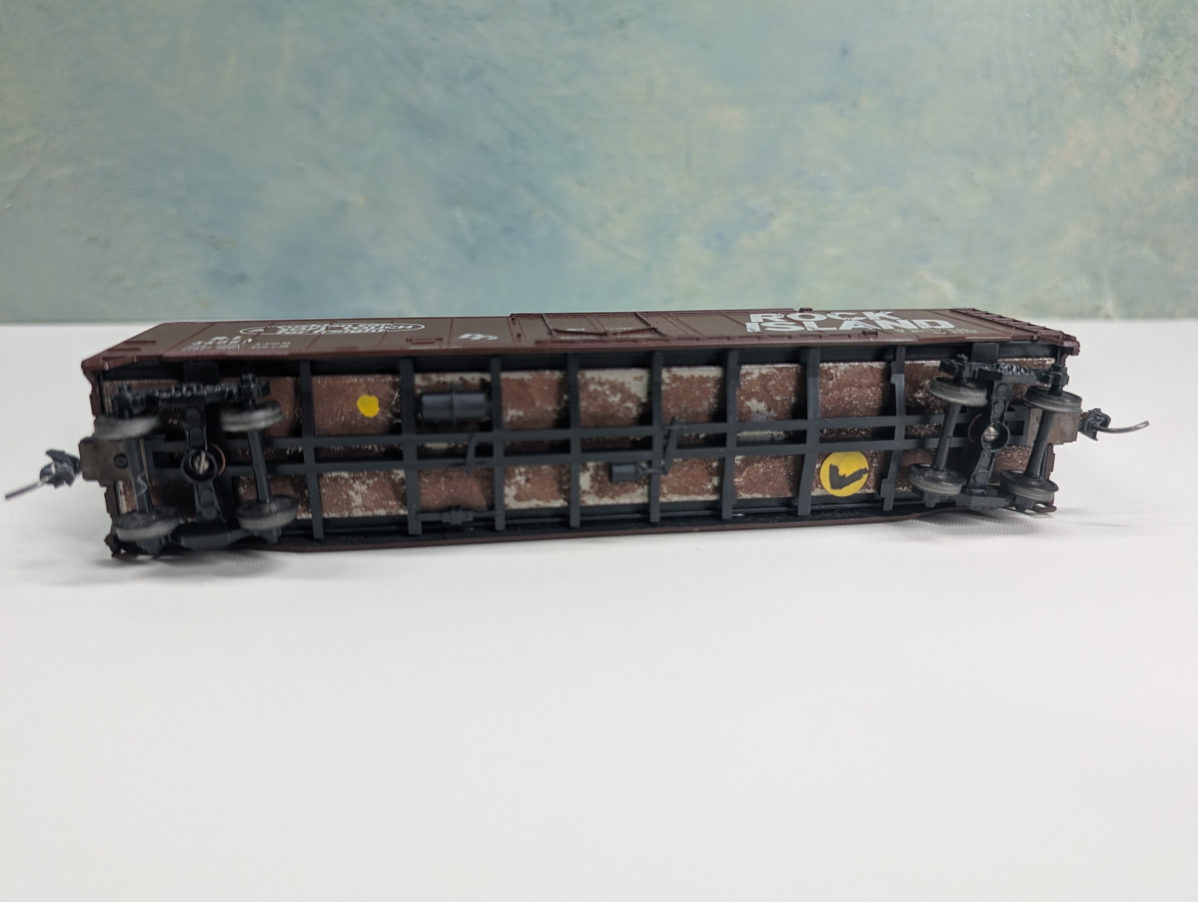 USED Athearn HO Scale 50' Box Car Rock Island RI #35067
