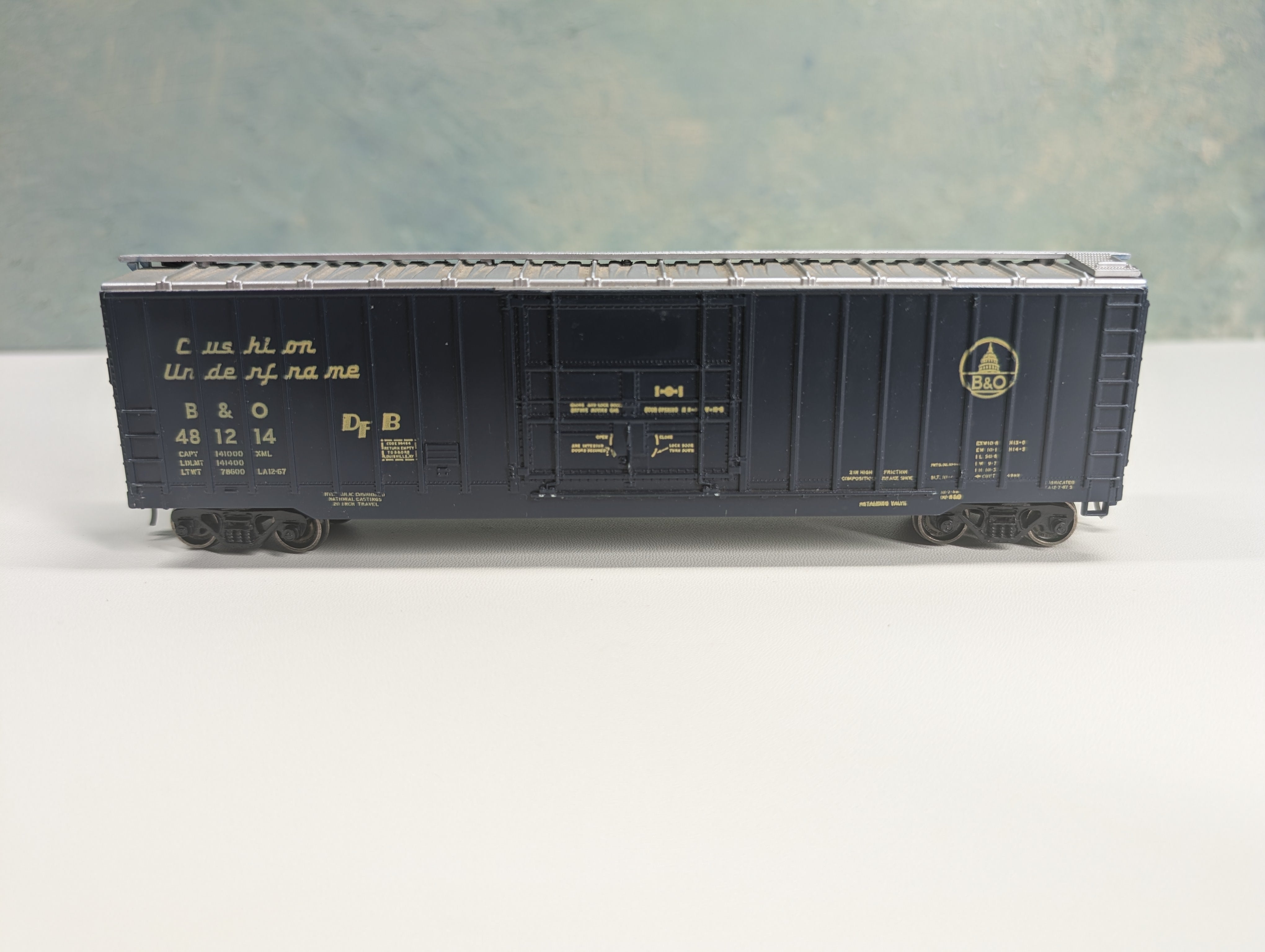 USED Athearn HO Scale 50' Box Car Baltimore and Ohio B&O #481214