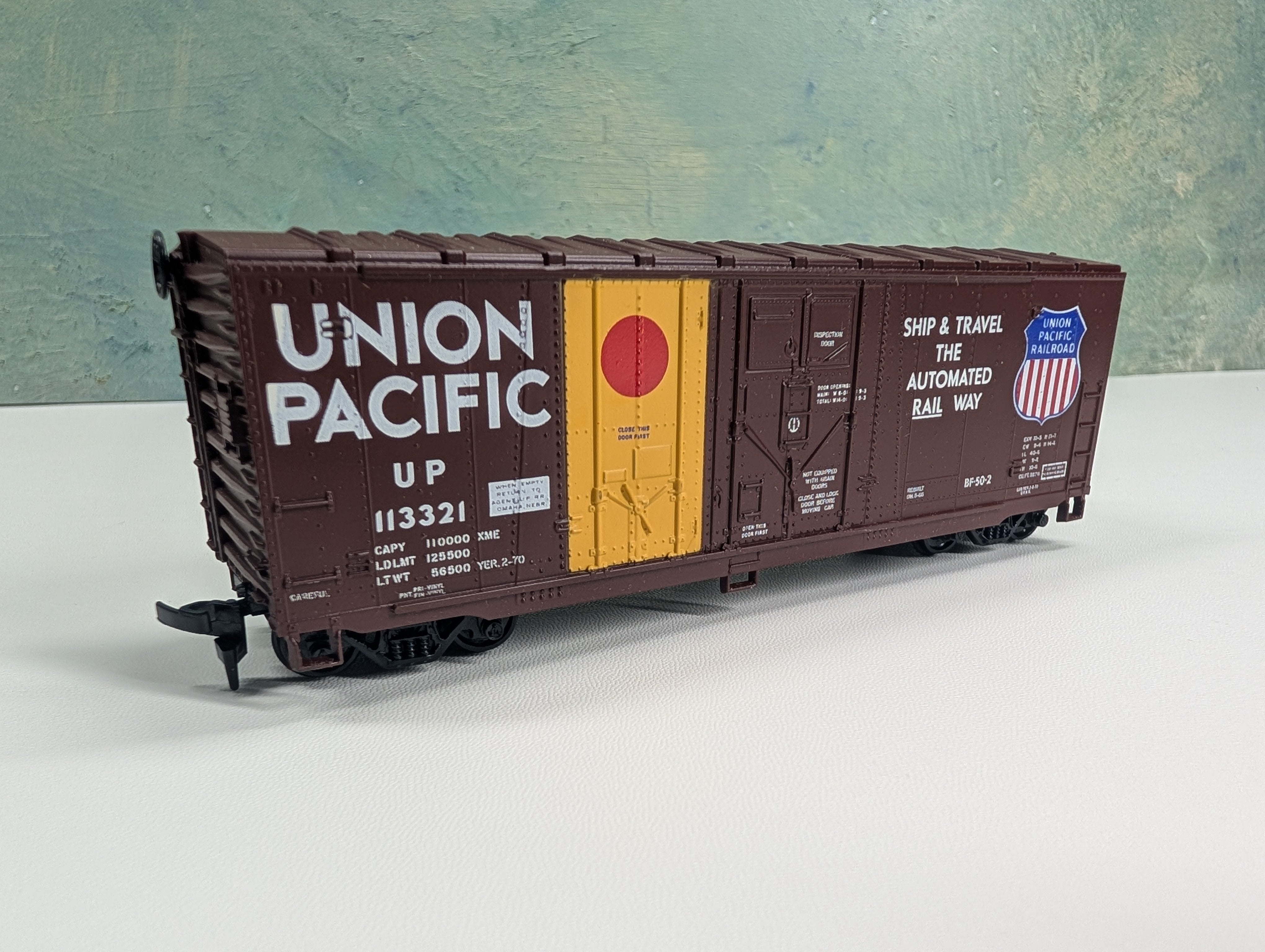 USED Athearn HO Scale 40' Box Car Union Pacific UP #113321