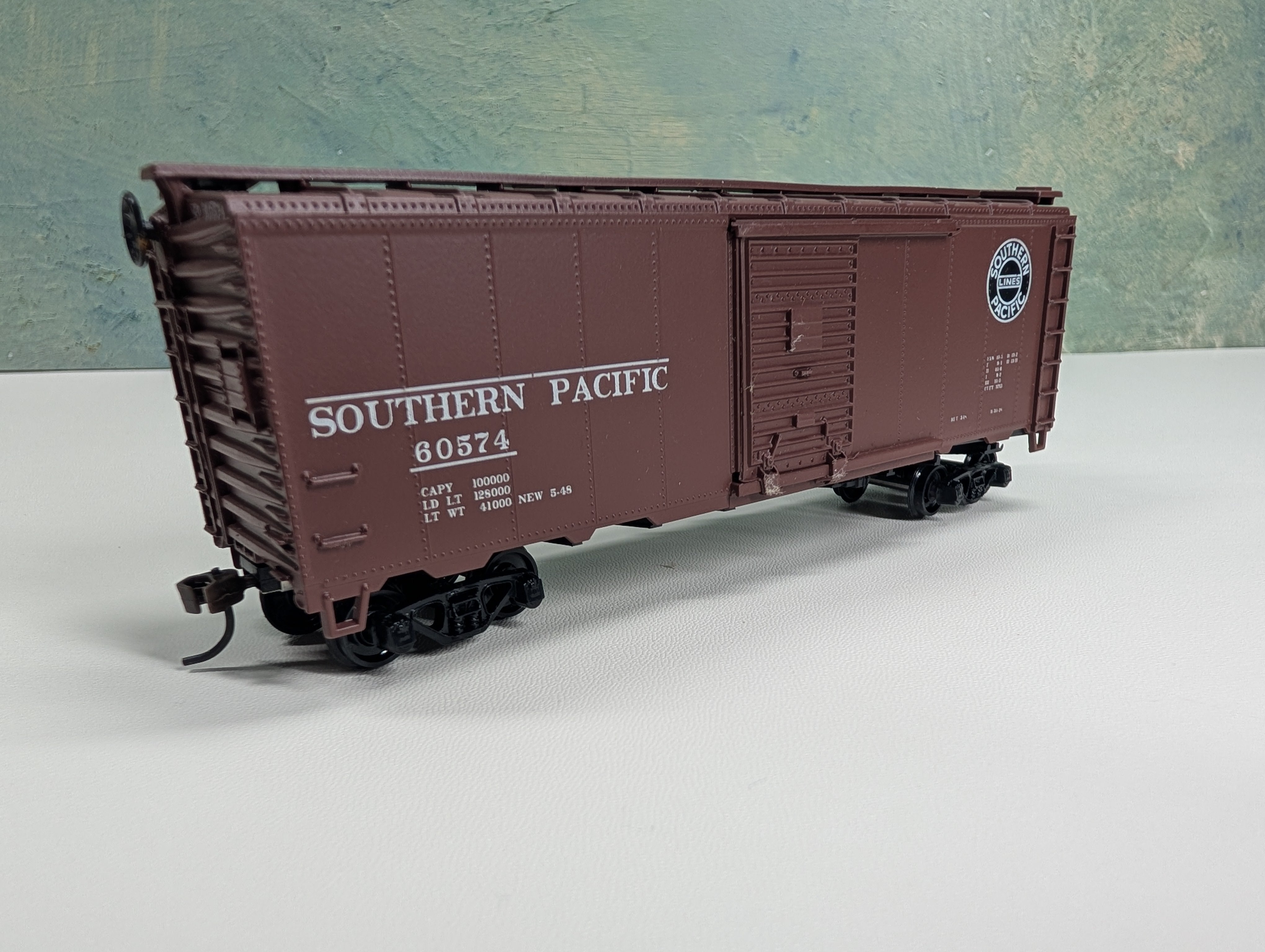 USED Athearn HO Scale 40' Box Car Southern Pacific SP #60574