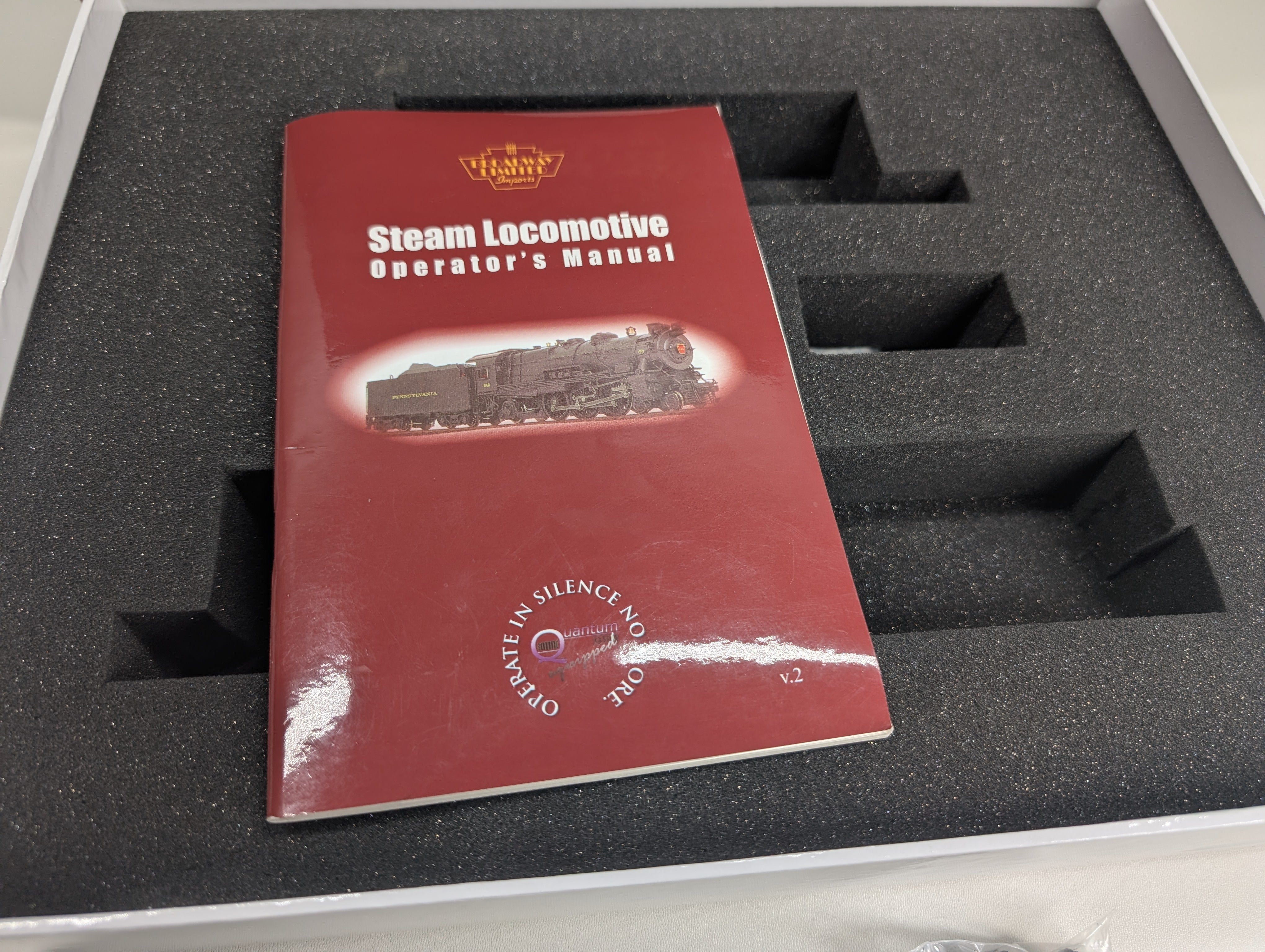 USED Broadway Limited #075 HO Scale Empty Box and Manual for N&W Class J 4-8-4 Steam Locomotive #611