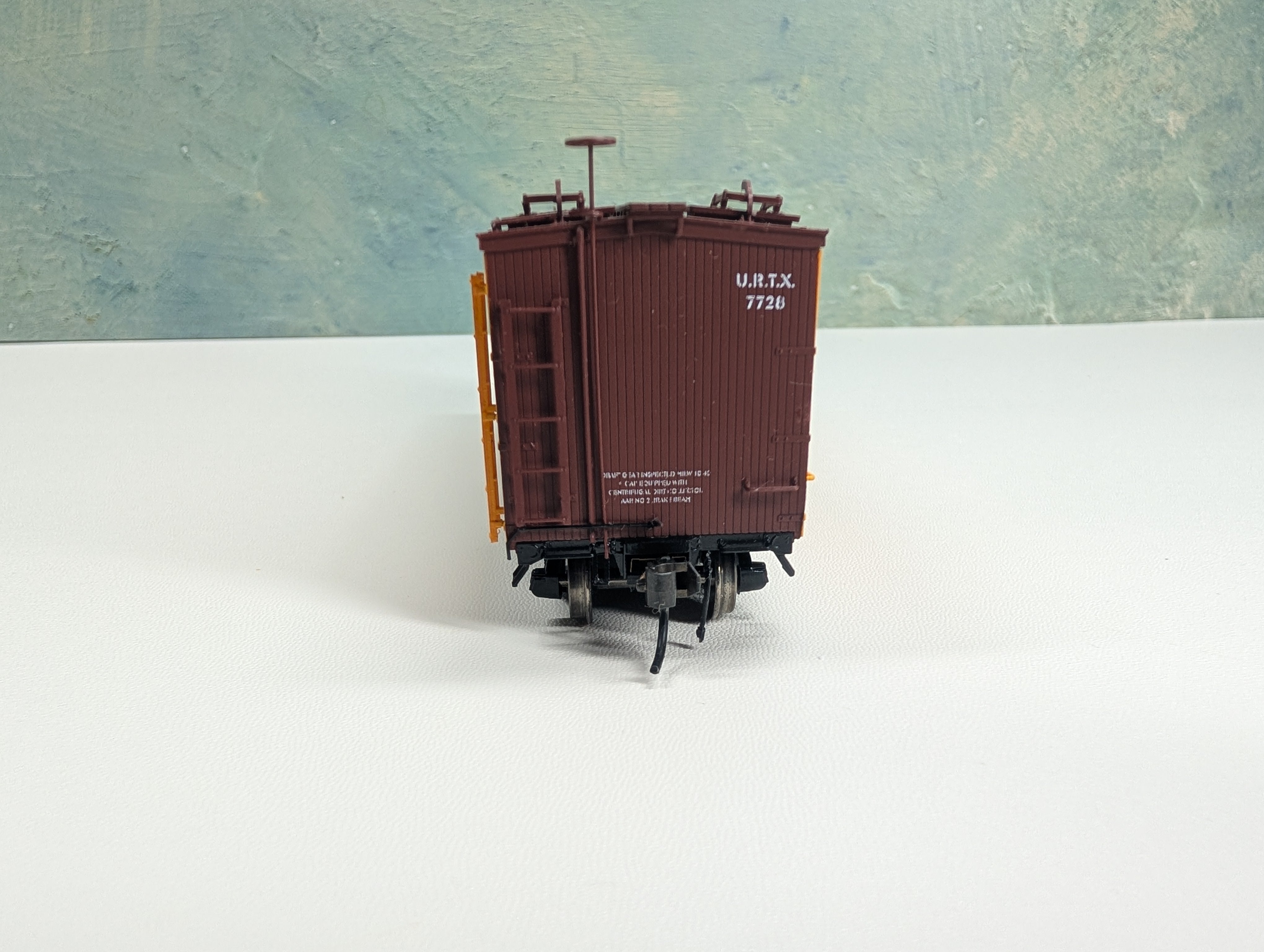 USED Branchline 112134 HO Scale 40' ACF Wood Reefer URTX #7728