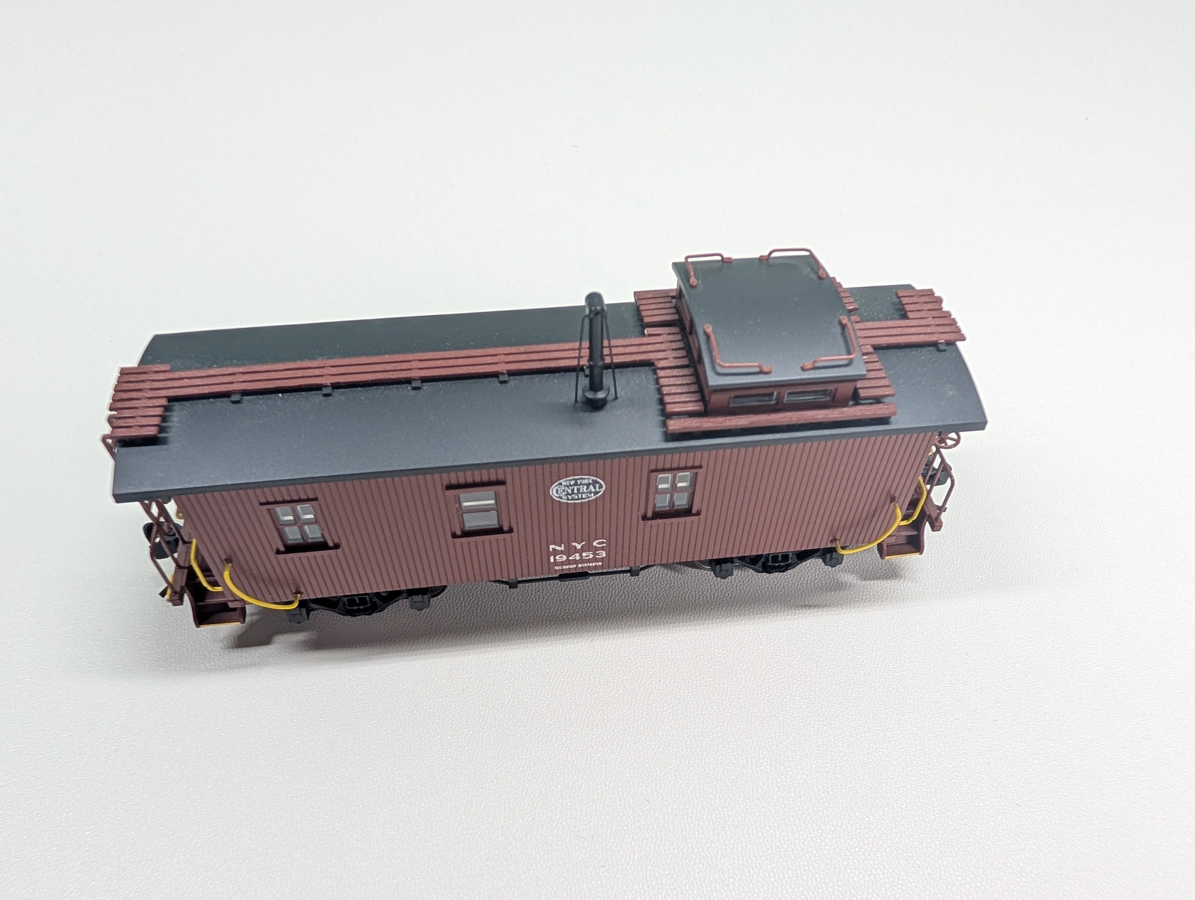 USED Trix 24909 HO Scale Wood Side Caboose RP 25 New York Central NYC #19453 Hudson Division