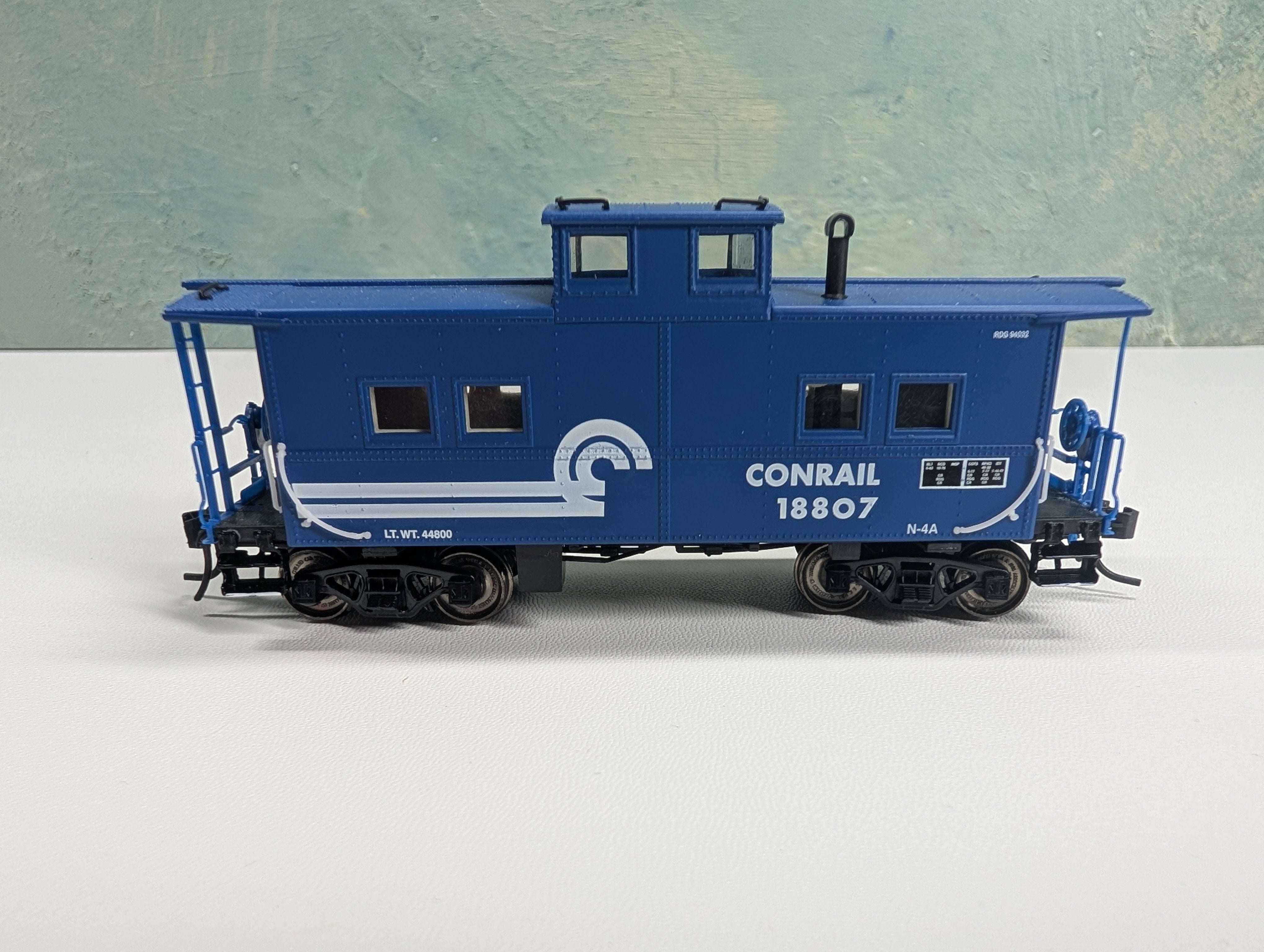 USED Life-Like 8512 HO Scale Center Cupola Steel Caboose Conrail CR #18807 Proto 2000