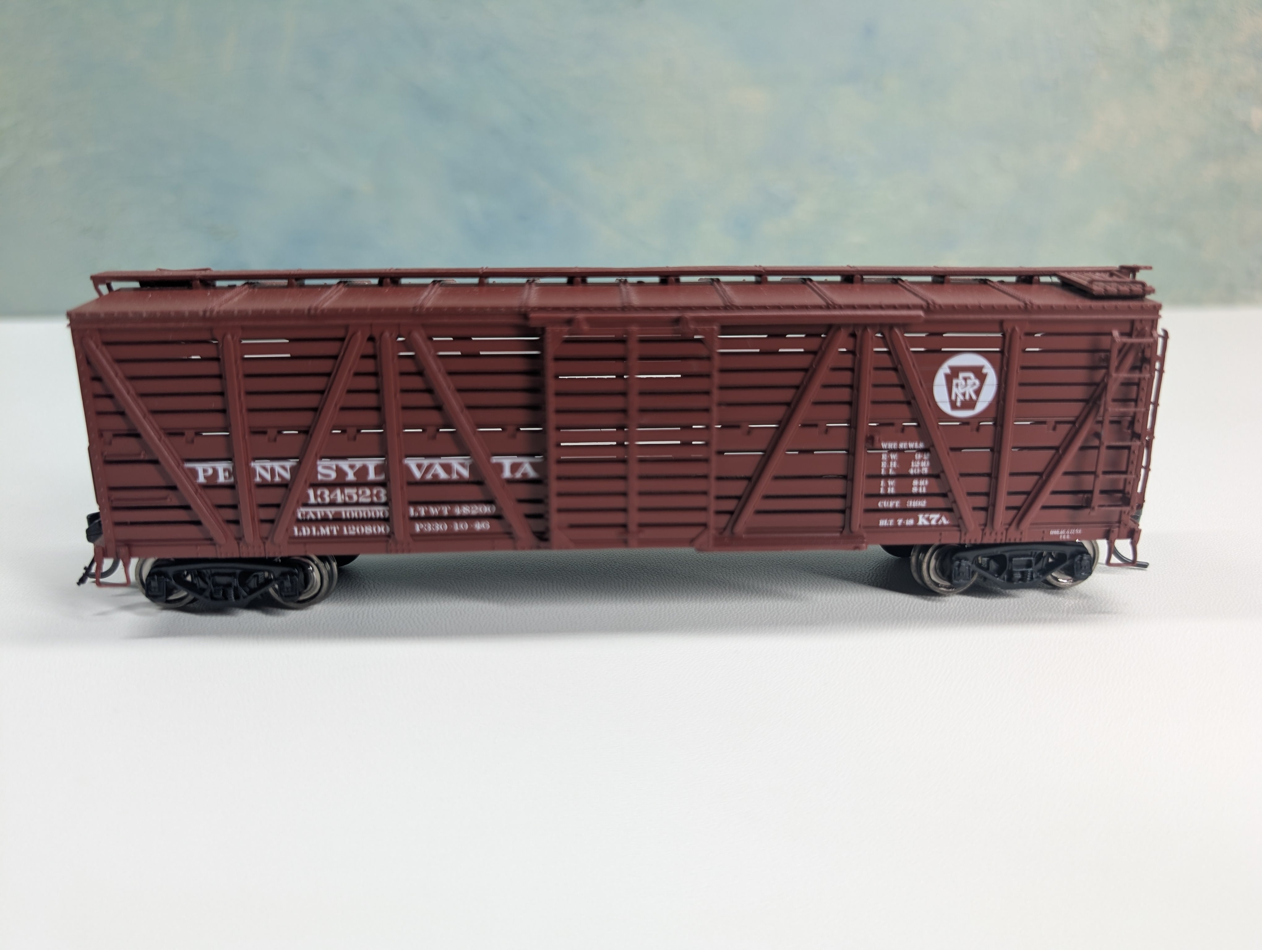 USED Broadway Limited 850 HO Scale Stock Car Pennsylvania PRR #134523