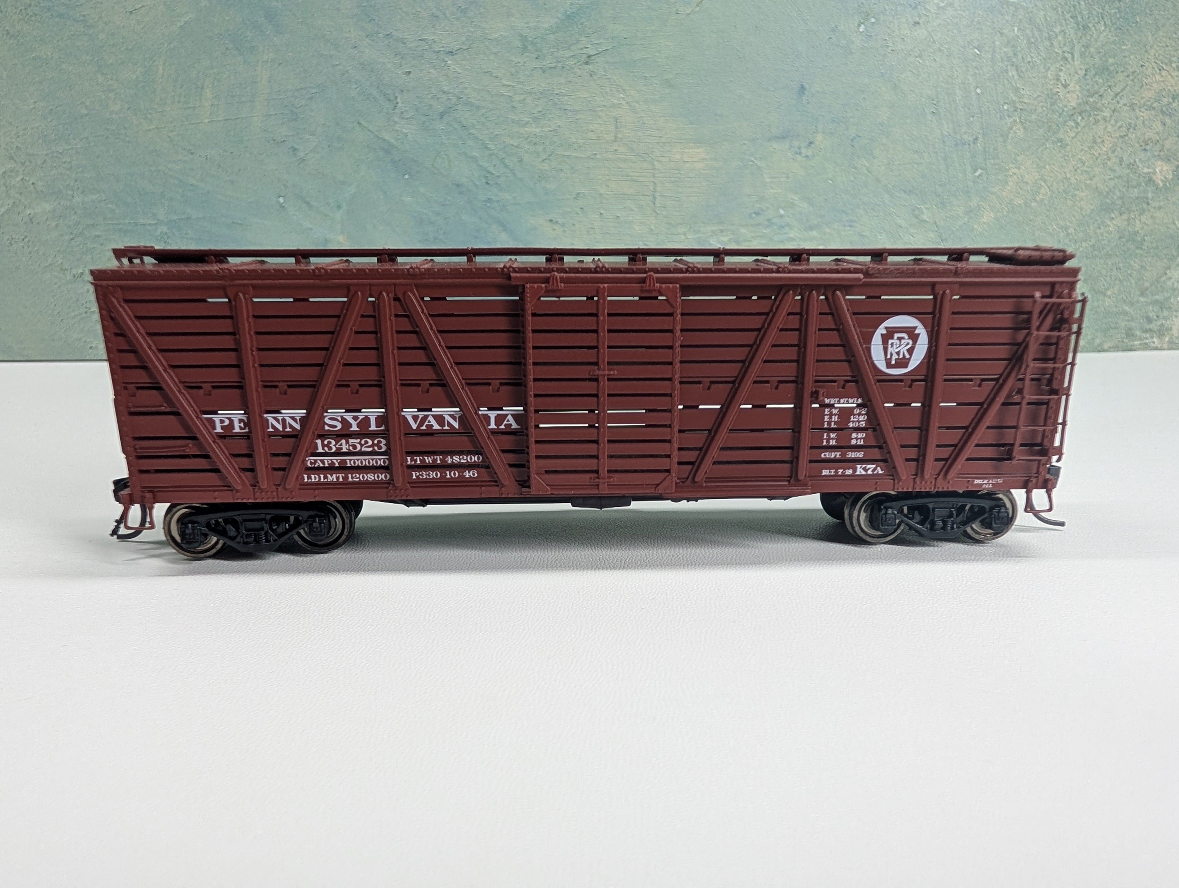 USED Broadway Limited 850 HO Scale Stock Car Pennsylvania PRR #134523