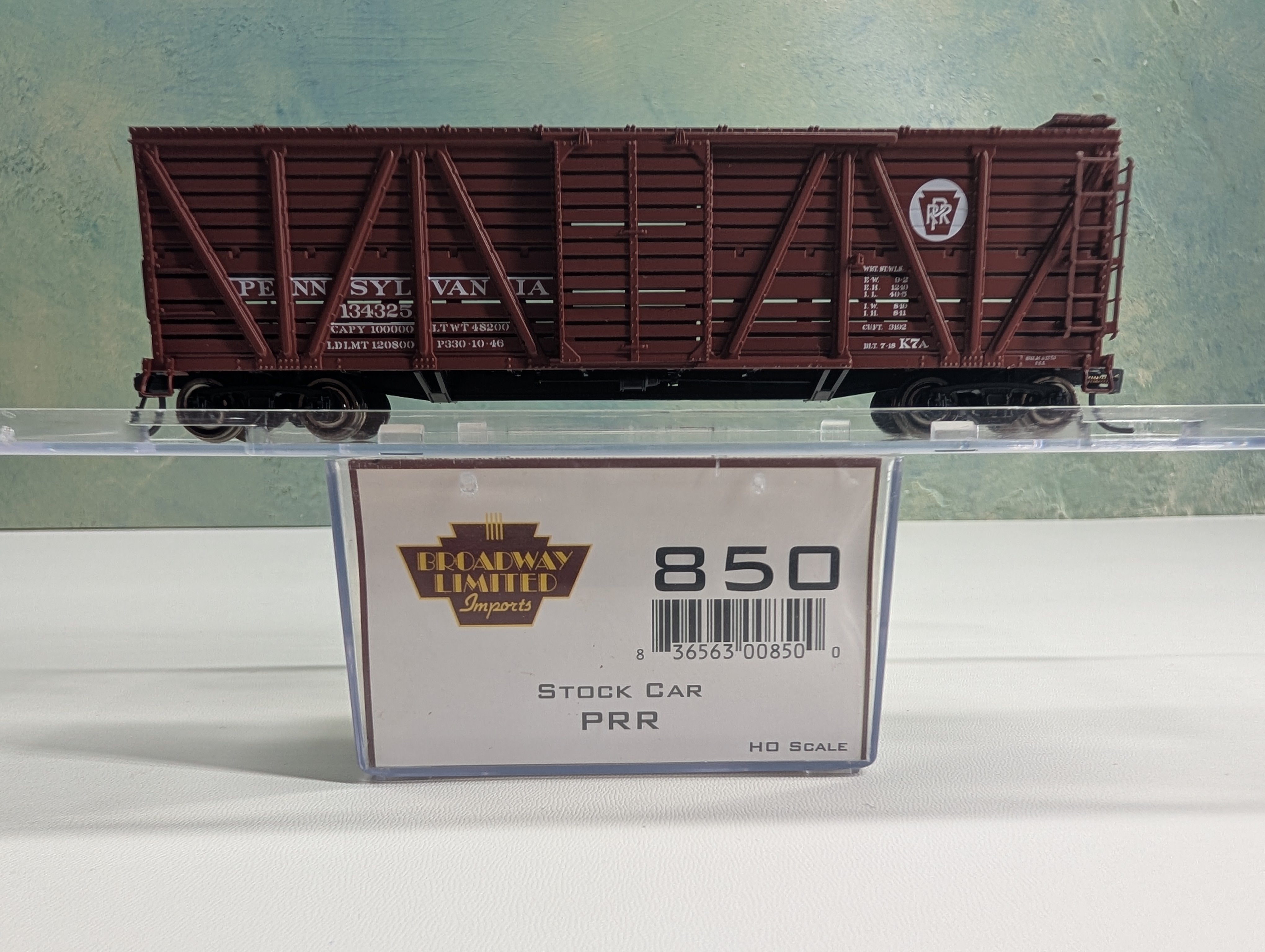 USED Broadway Limited 850 HO Scale Stock Car Pennsylvania PRR #134325