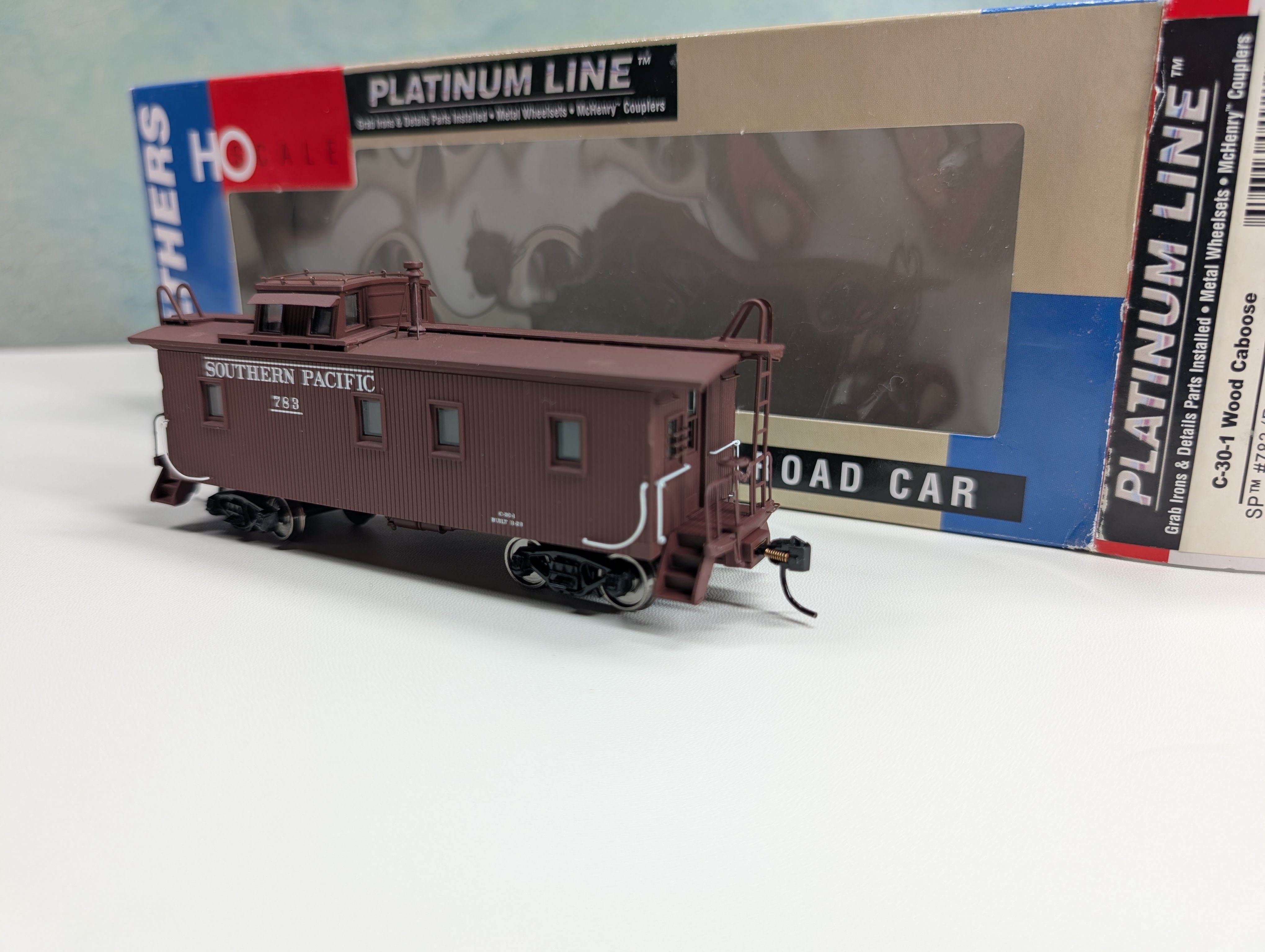 USED Walthers 932-7612 HO Scale C-30-1 Wood Caboose Southern Pacific #783