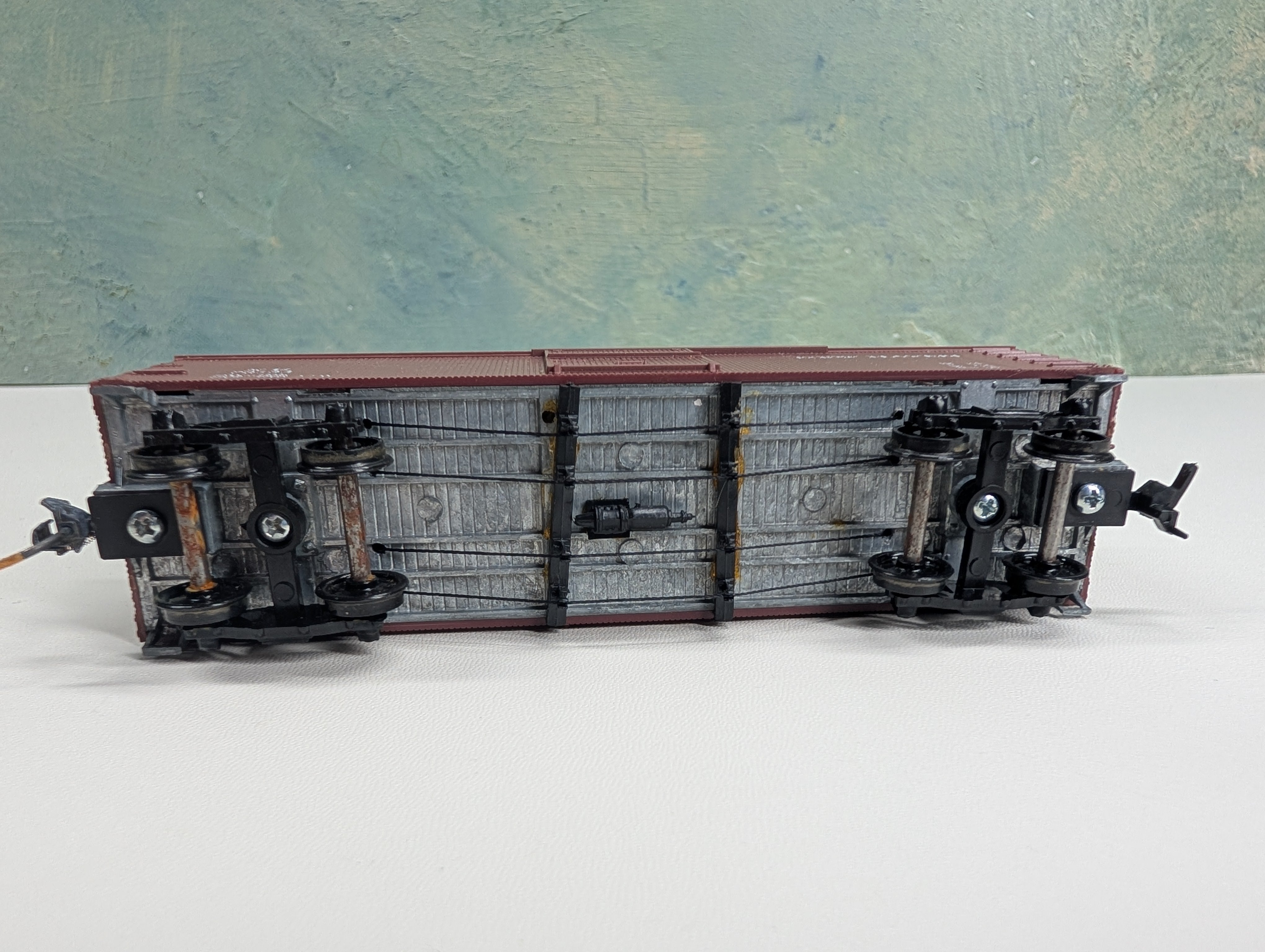 USED Roundhouse HO Scale 37' Wooden Reefer New Haven NH #72123