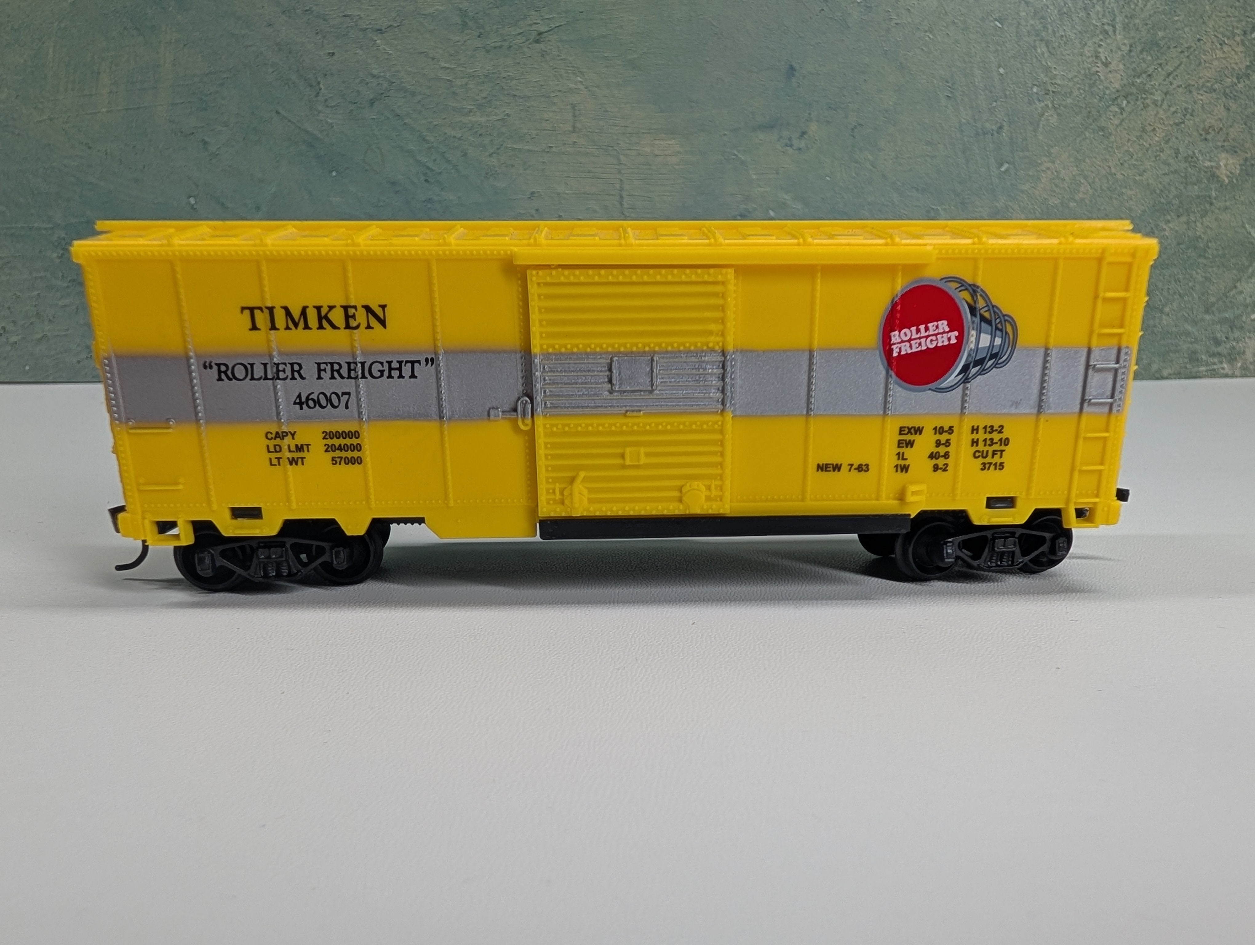 USED Model Power HO Scale 40' Box Car Timken #46007