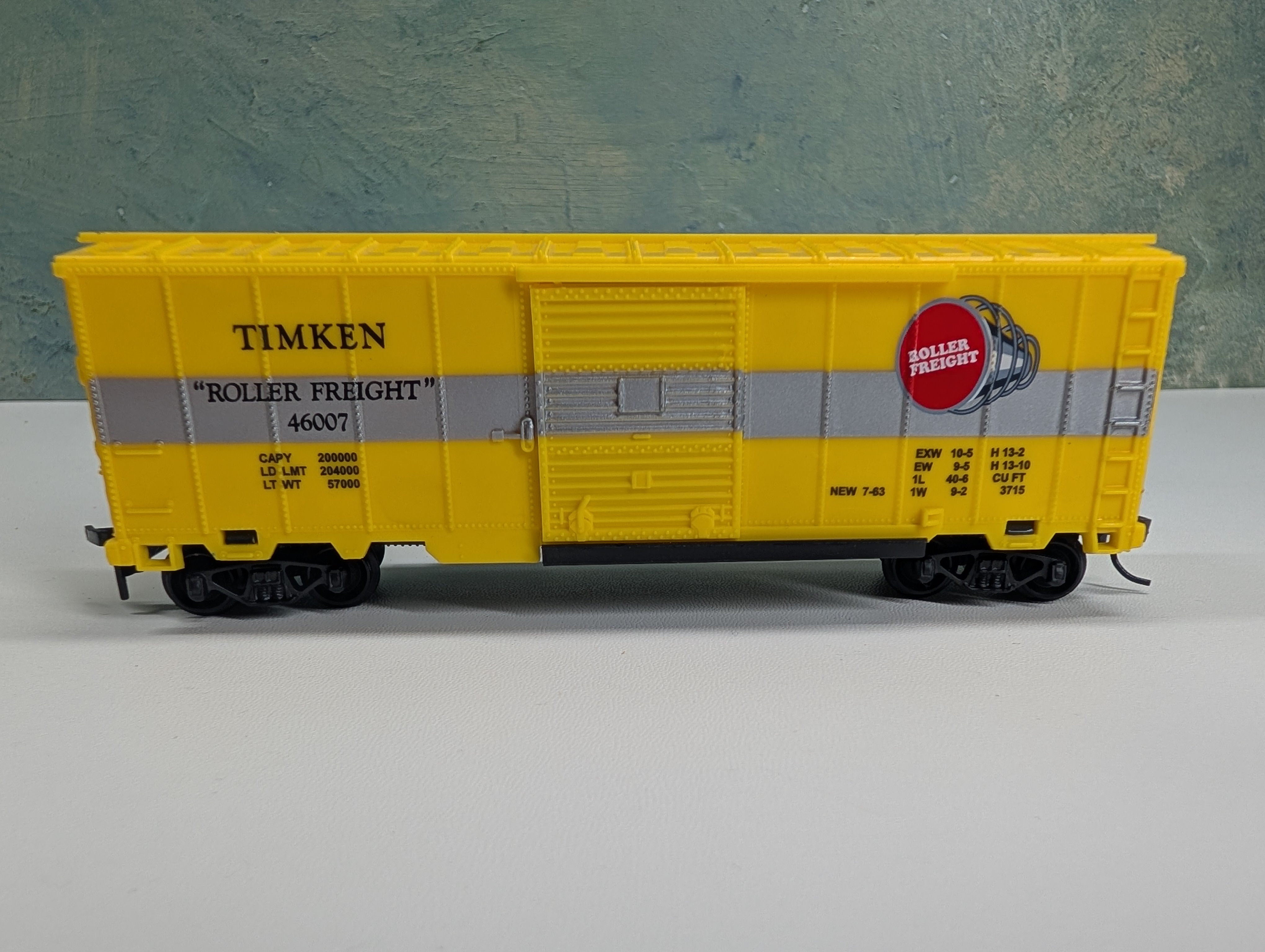 USED Model Power HO Scale 40' Box Car Timken #46007