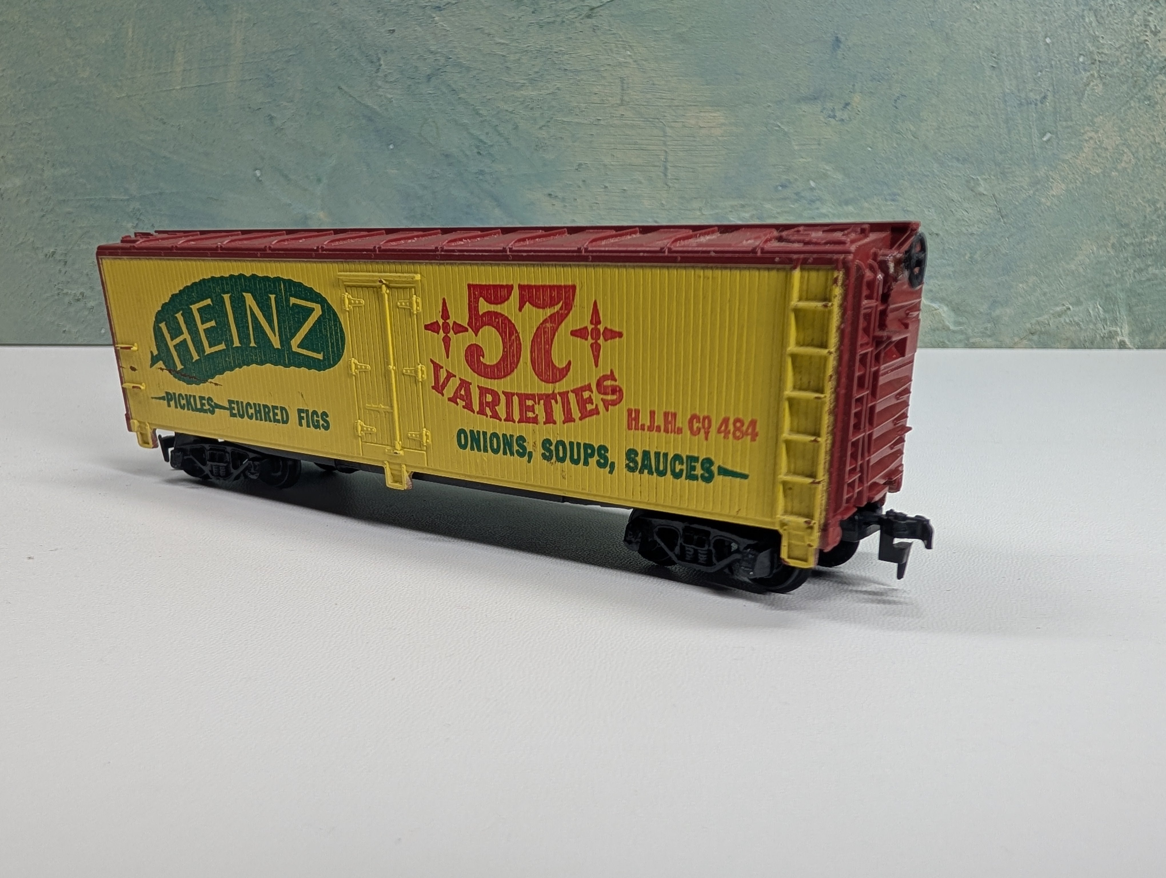 USED Tyco HO Scale 40' Wood Reefer Heinz #484