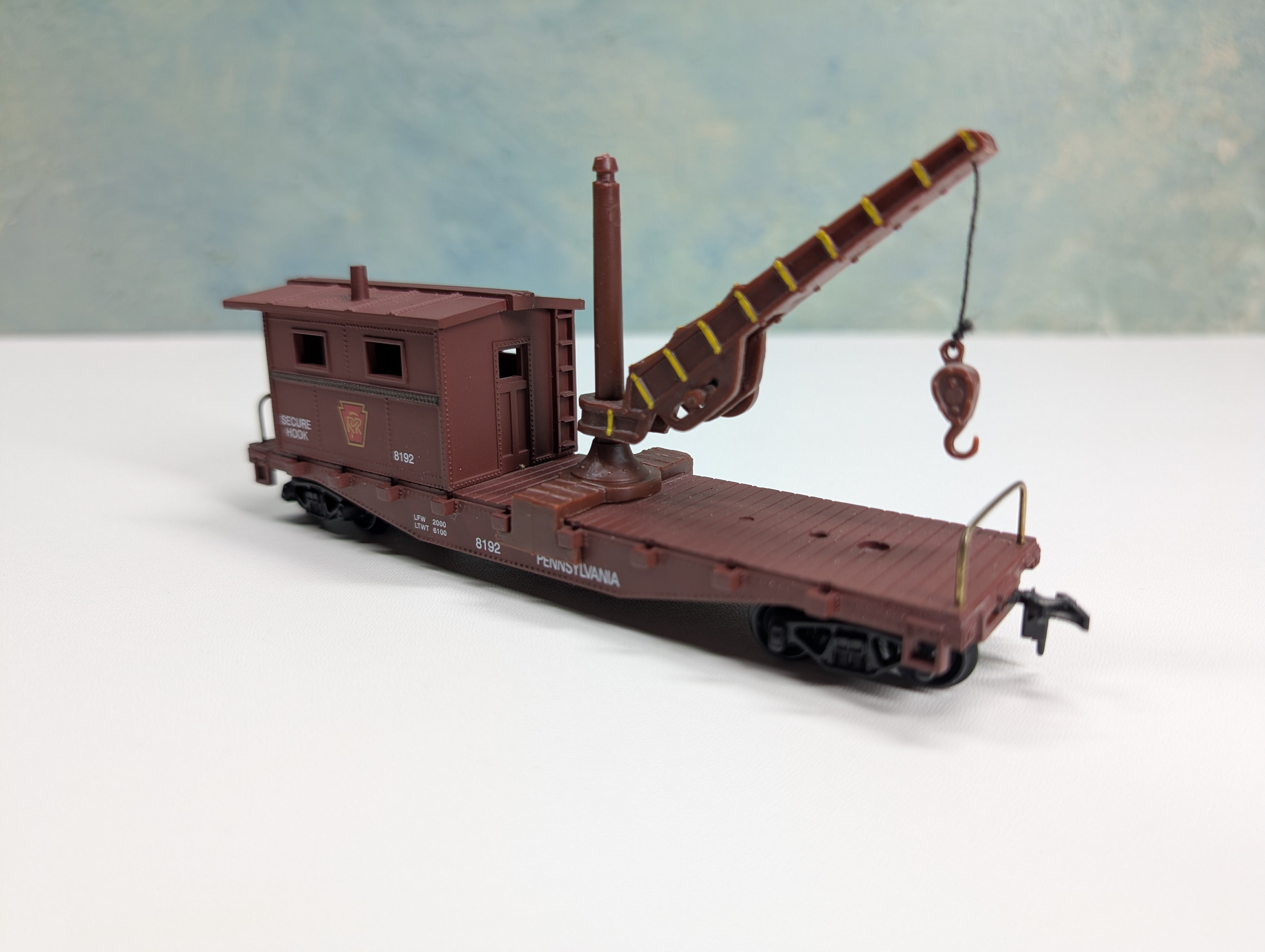 USED HO Scale Crane Car Pennsylvania #8192