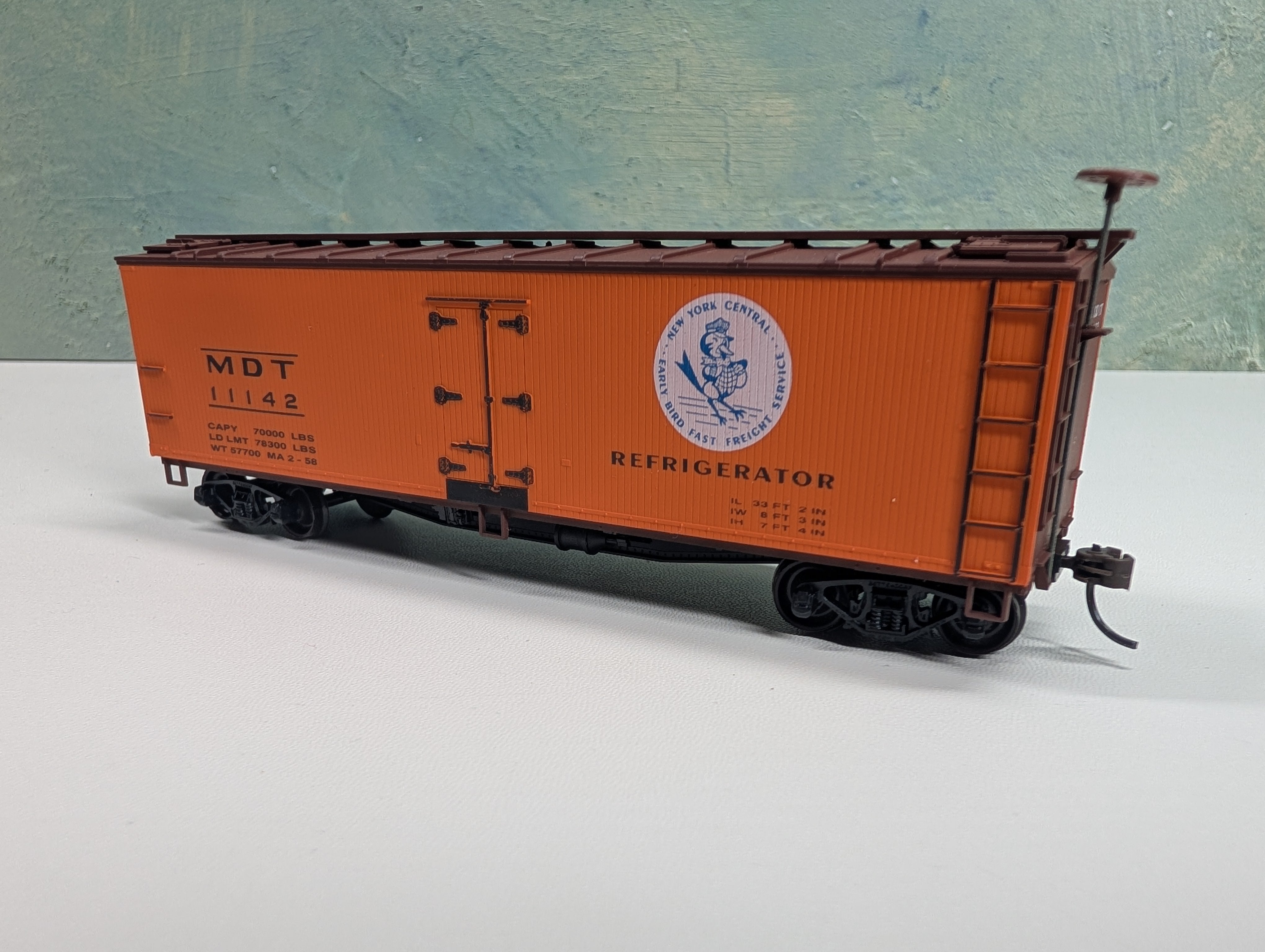 USED Accurail HO Scale Wooden Reefer MDT #11142