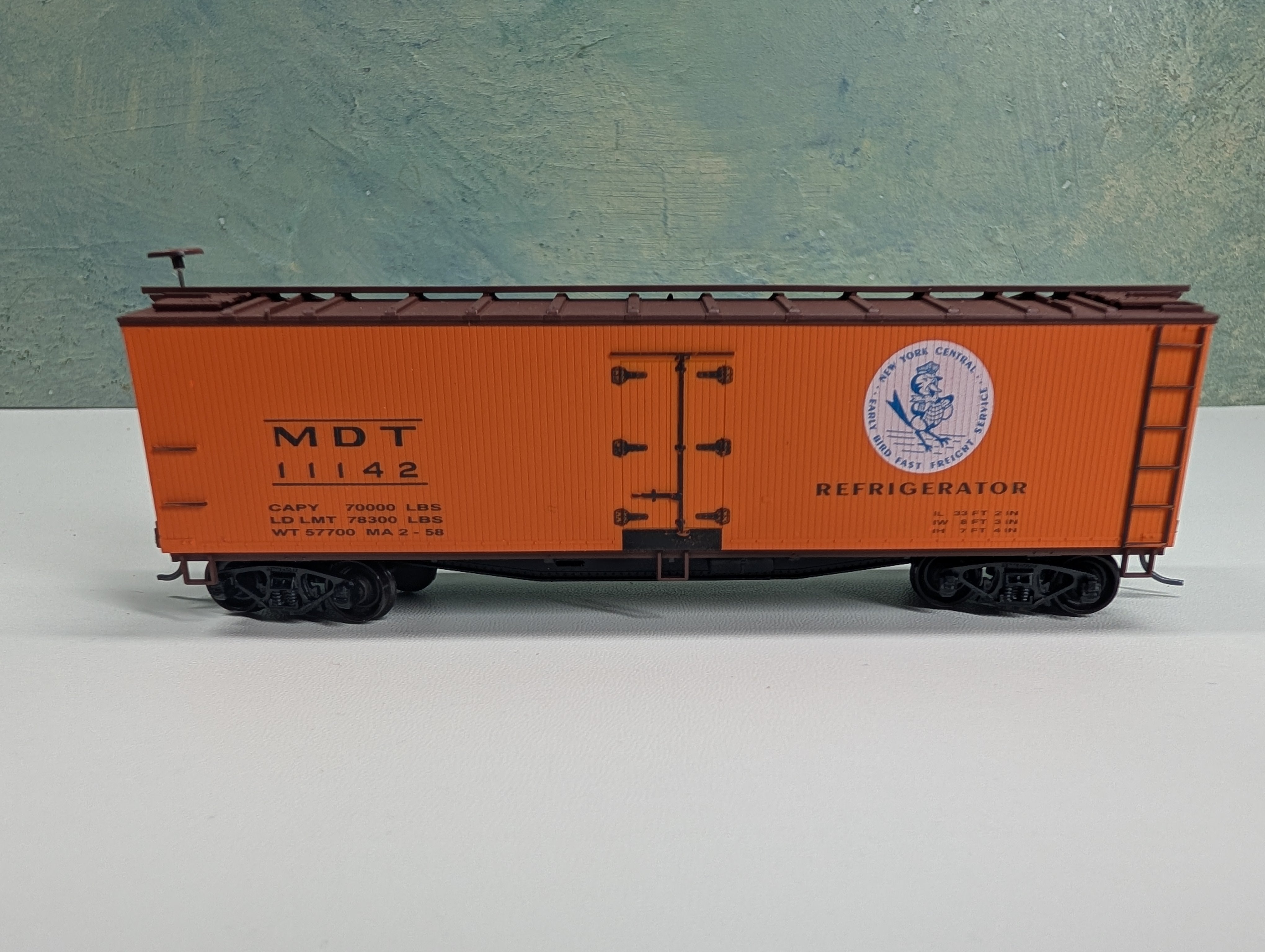 USED Accurail HO Scale Wooden Reefer MDT #11142