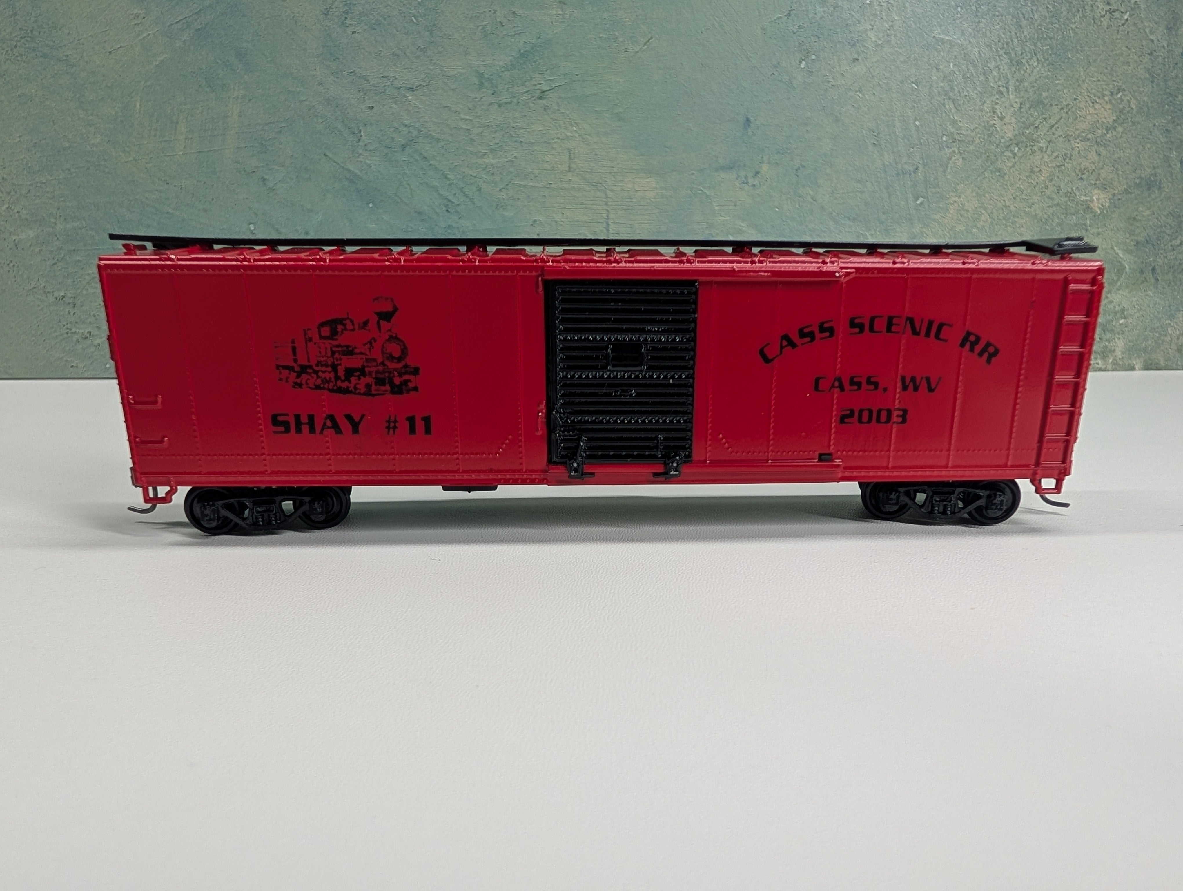 USED Athearn HO Scale 50' Box Car Cass Scenic RR Shay #11 #2003 Dulaney Special Run