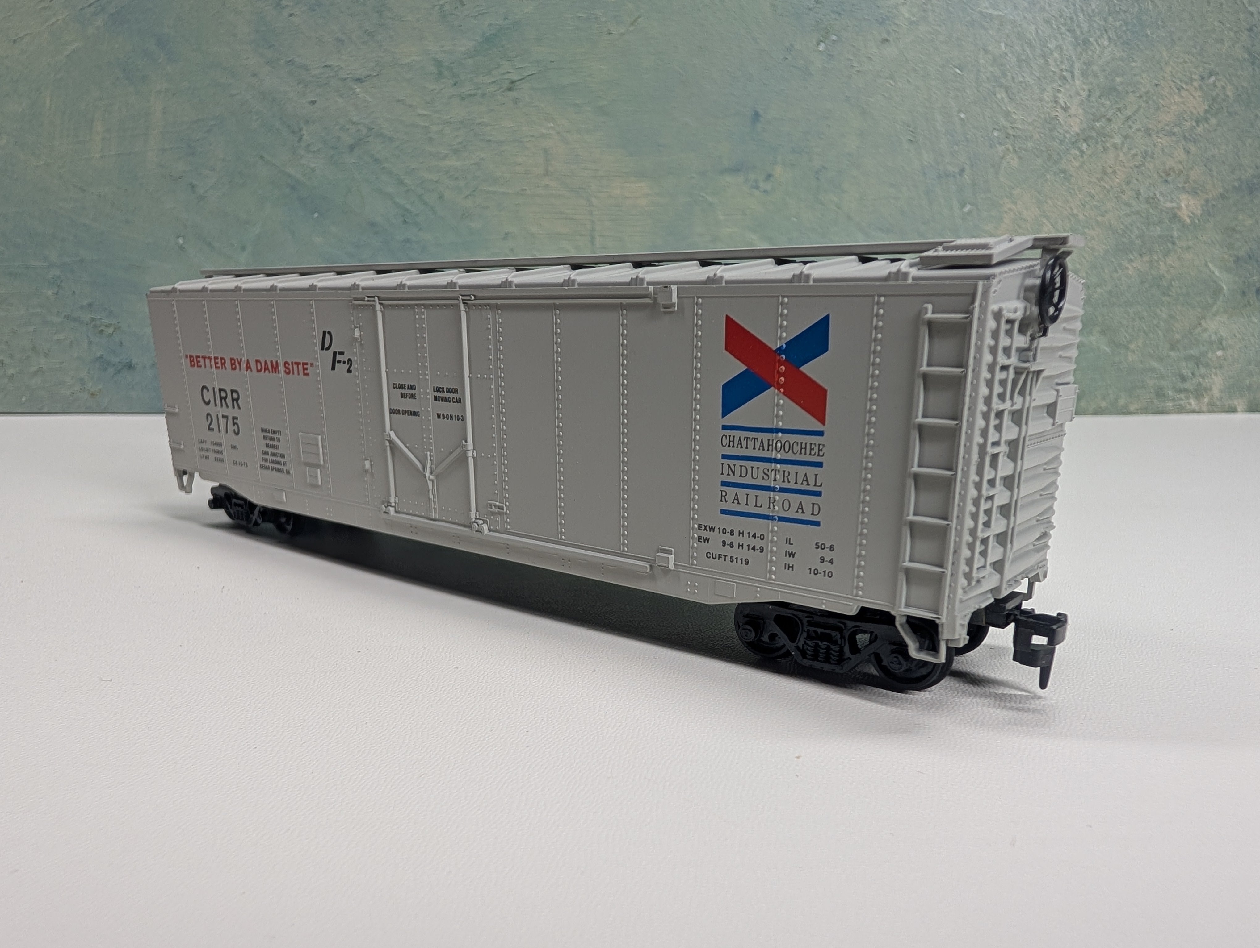 USED Athearn HO Scale 50' Box Car Chattahoochee Industrial Railroad CIRR #2175