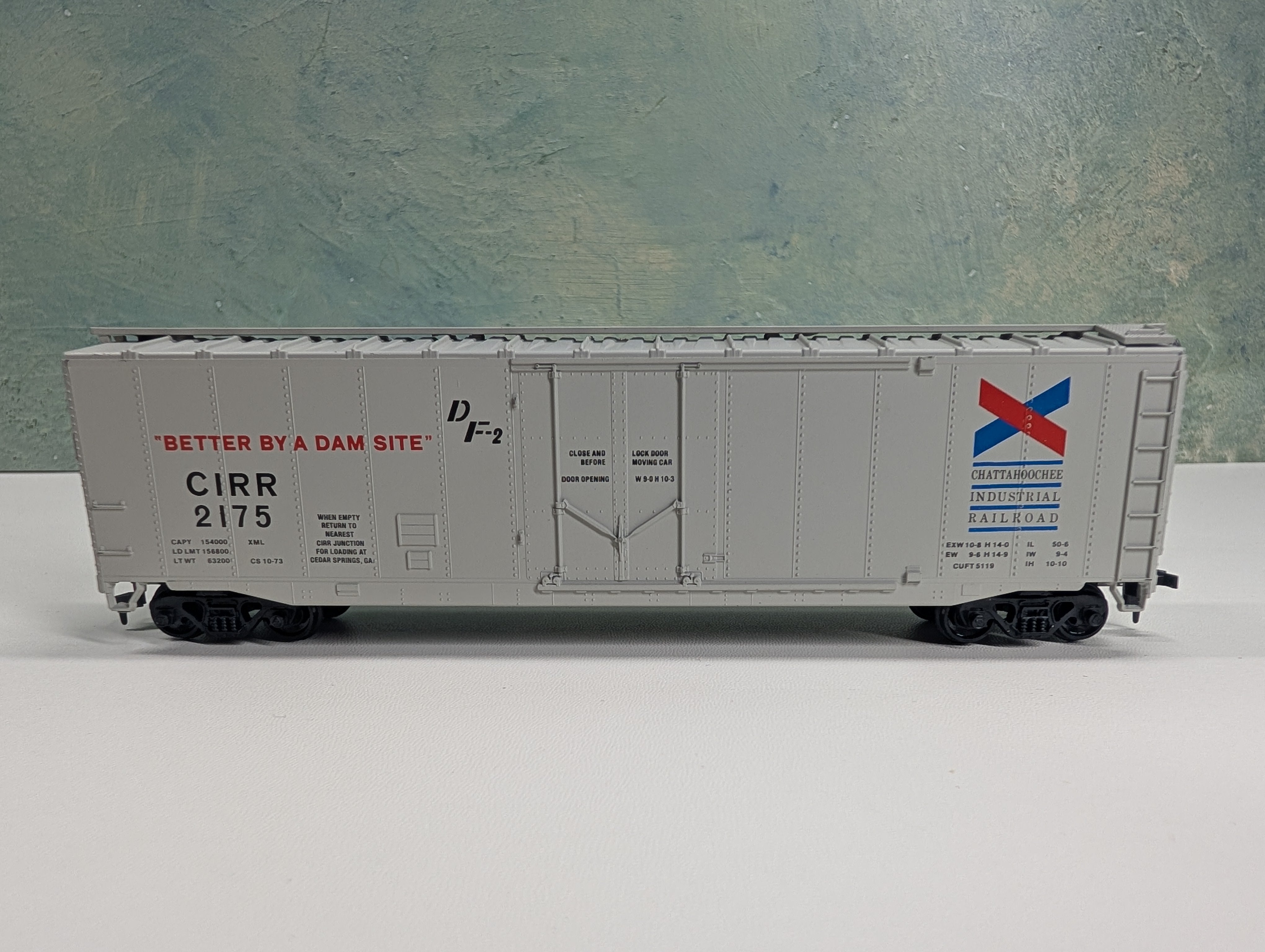USED Athearn HO Scale 50' Box Car Chattahoochee Industrial Railroad CIRR #2175