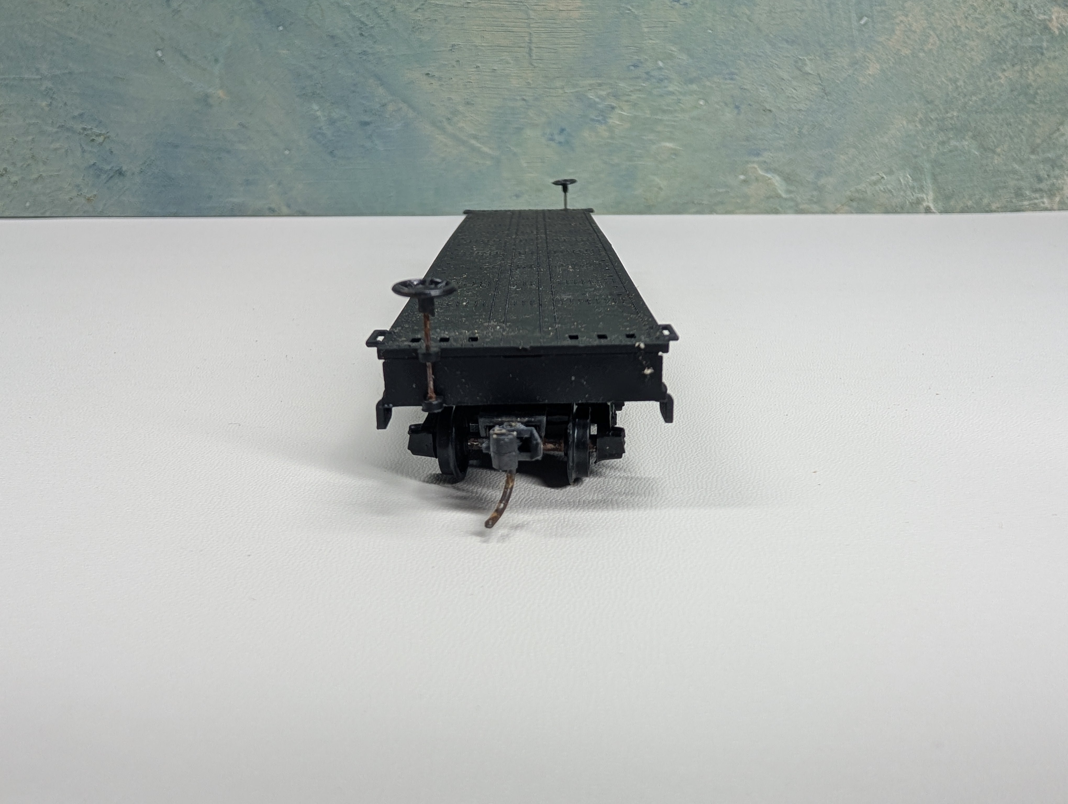 USED Athearn HO Scale Heavy Duty Flat Car Erie #8087