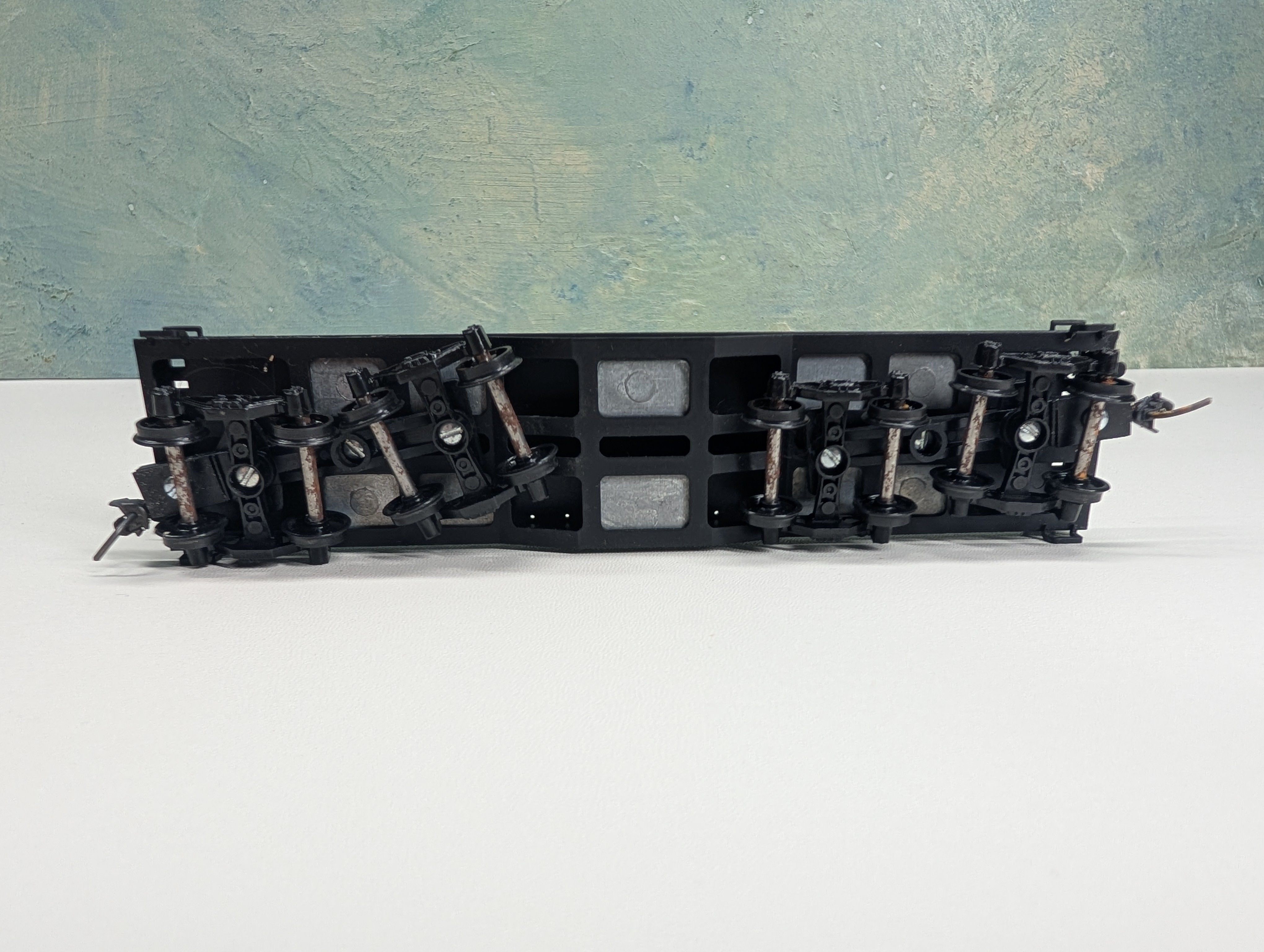 USED Athearn HO Scale Heavy Duty Flat Car Erie #8087