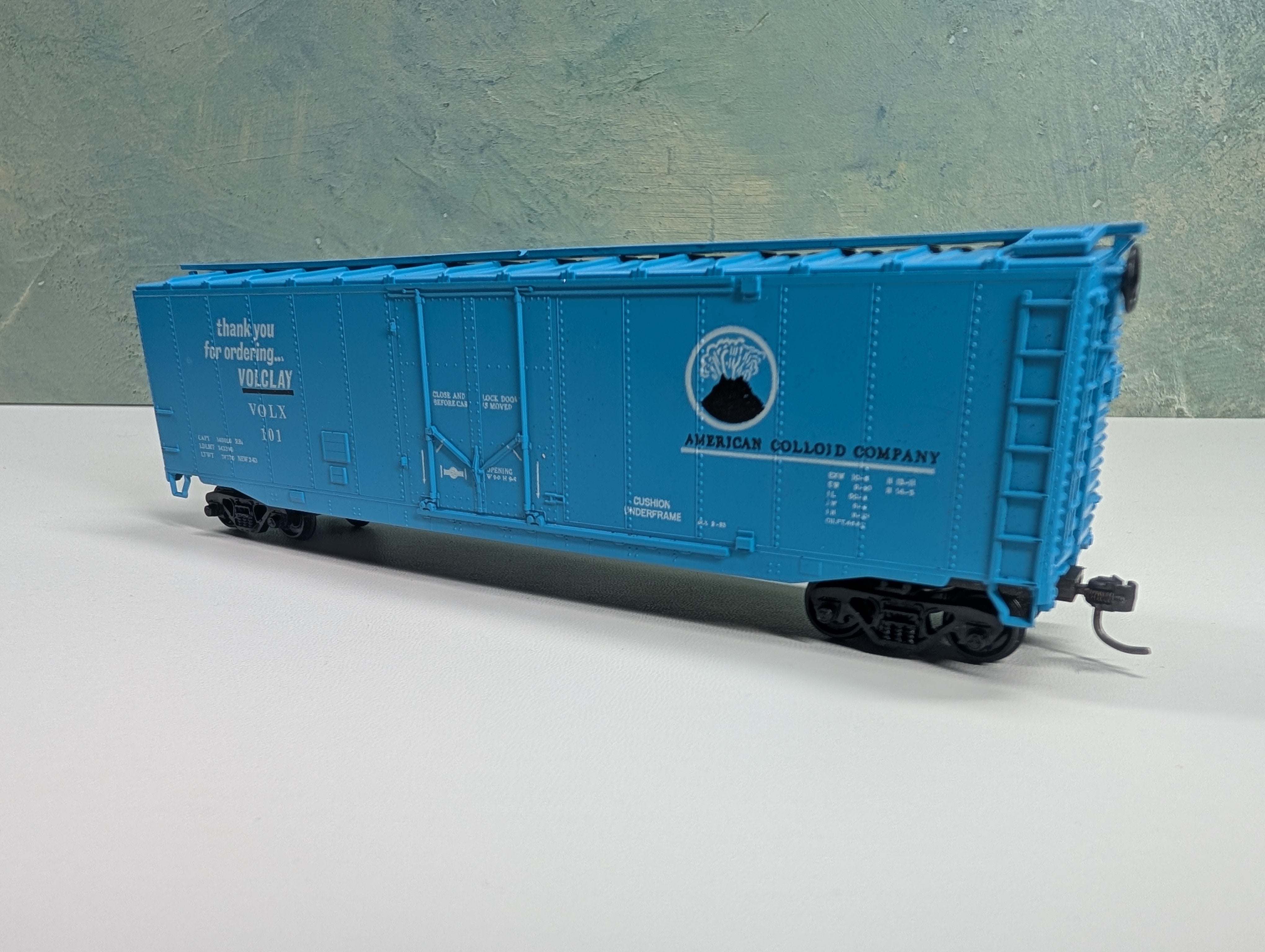 USED Athearn HO Scale 50' Box Car Volclay VOLX #101