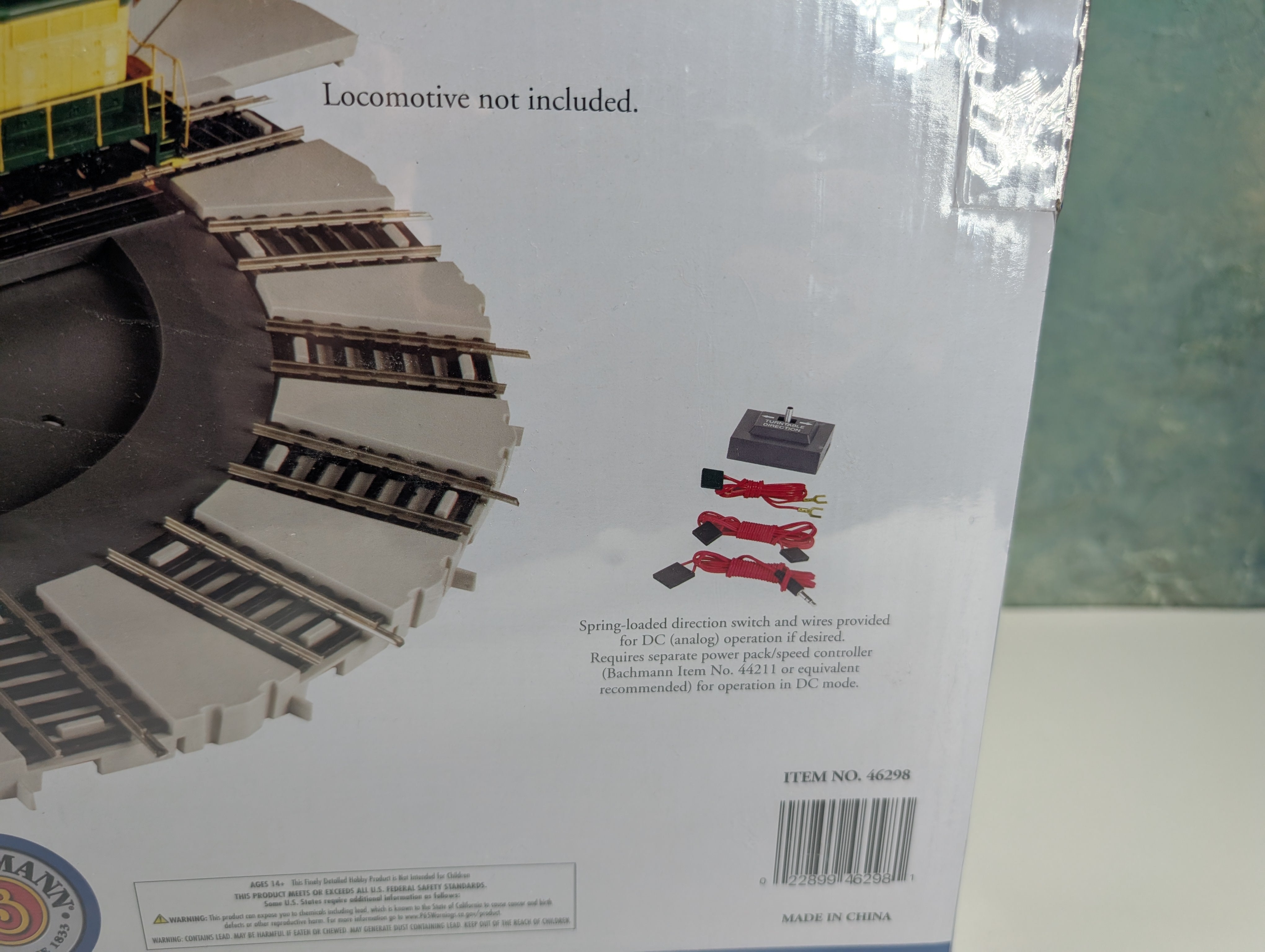 Bachmann 46298 HO Scale DCC Equipped Turntable