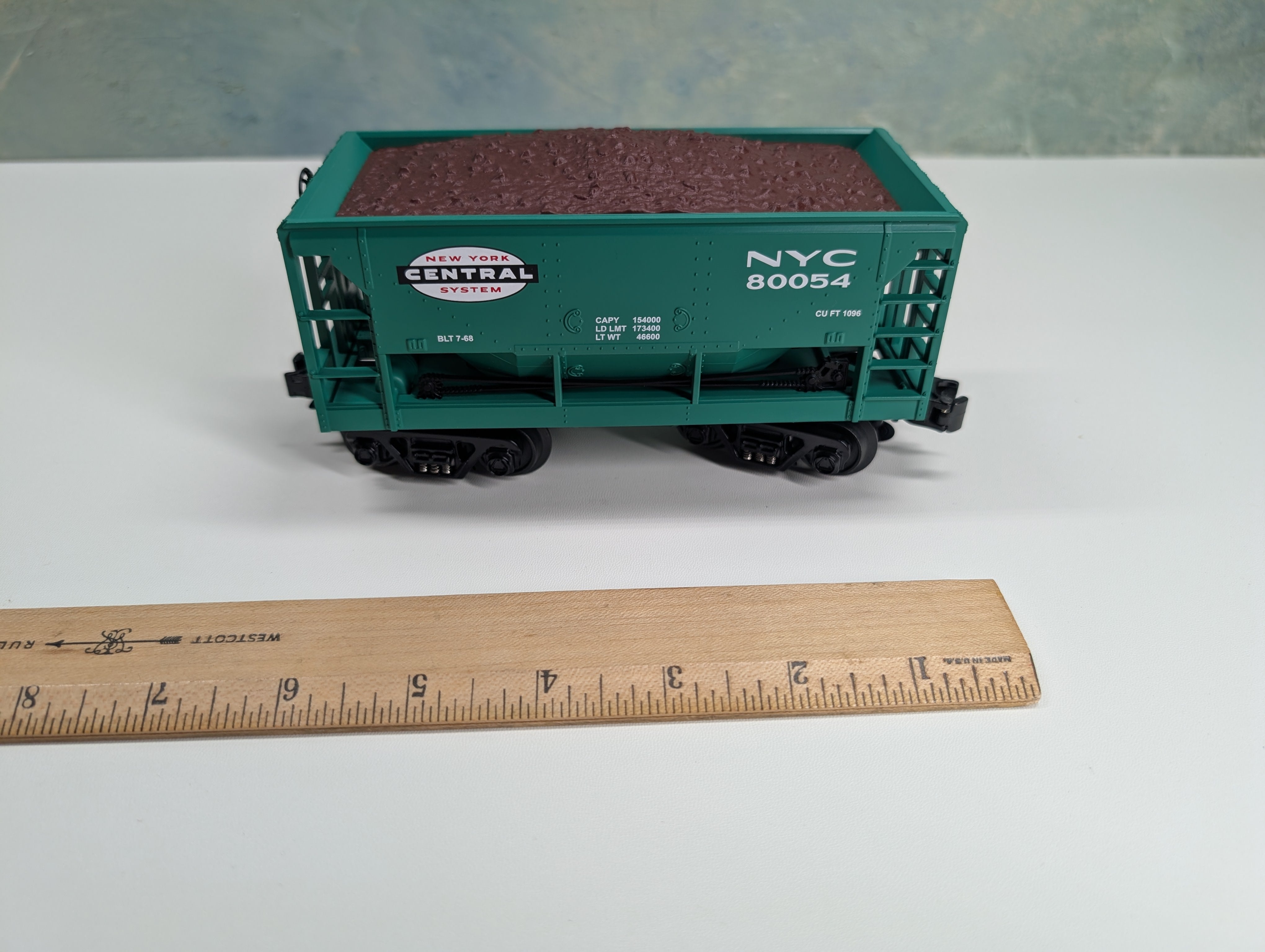 USED MTH Rail King 30-75116 O Ore Car w/ Load New York Central #80054