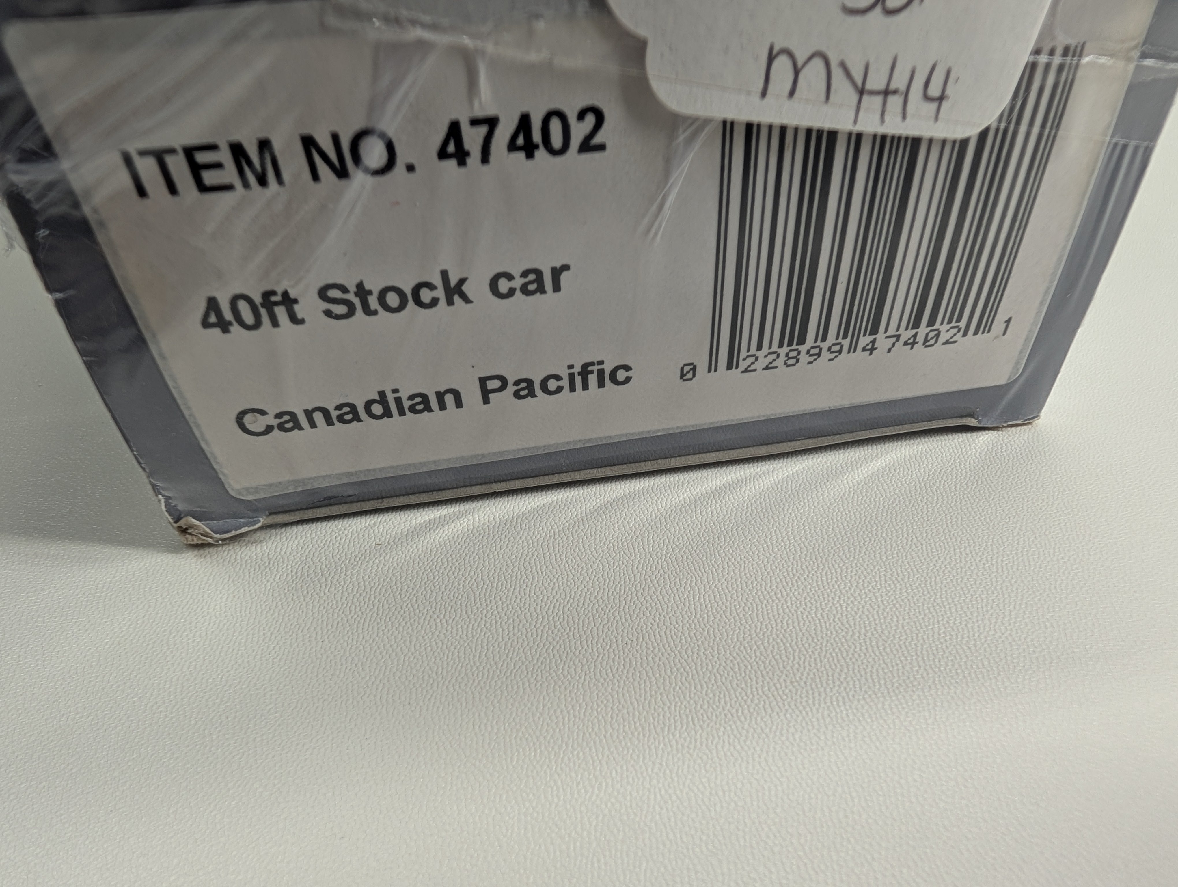 Williams 47402 O 40' Stock Car Canadian Pacific Sealed