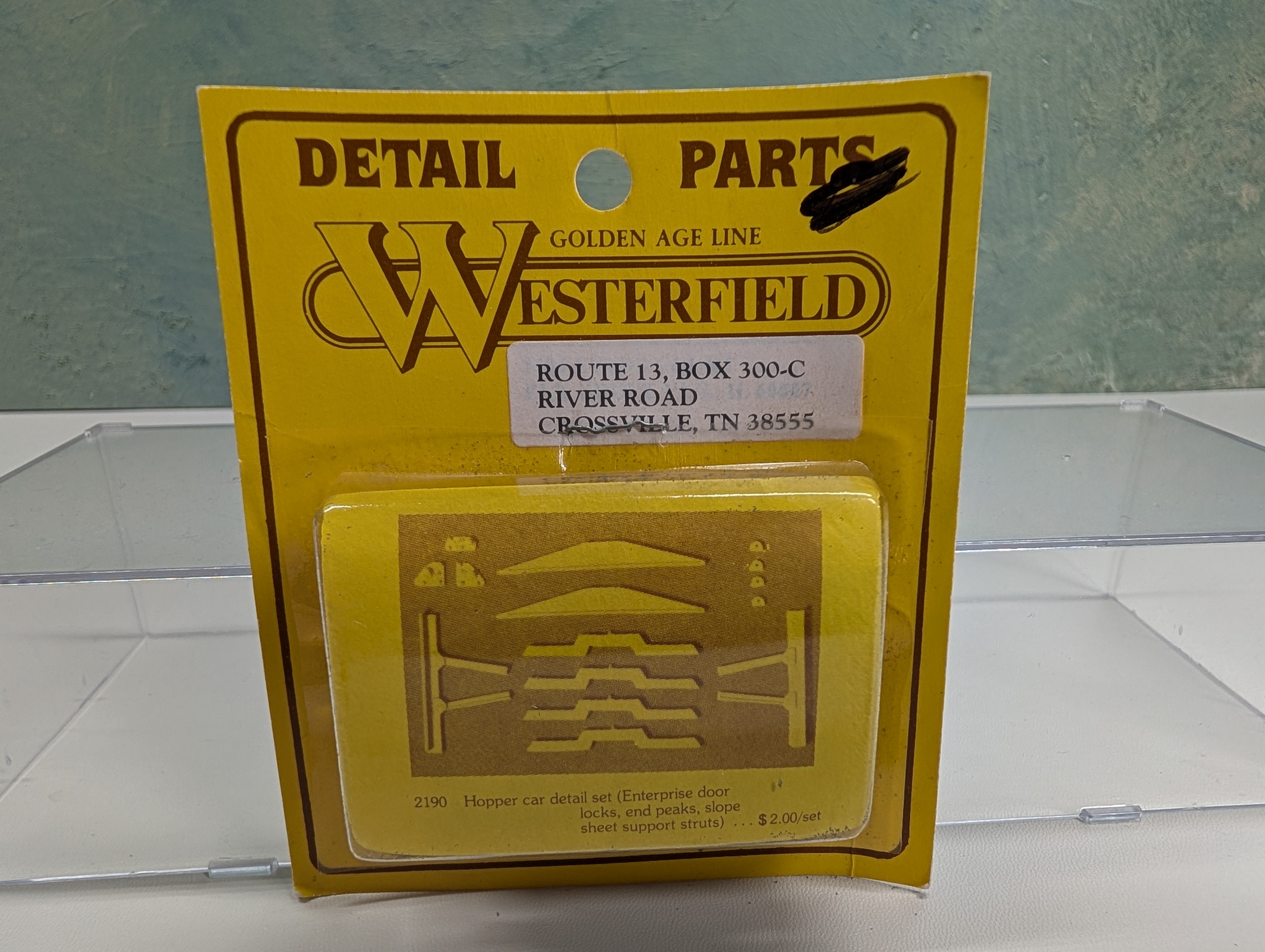 Westerfield 2190 HO Scale Hopper Car Detail Set
