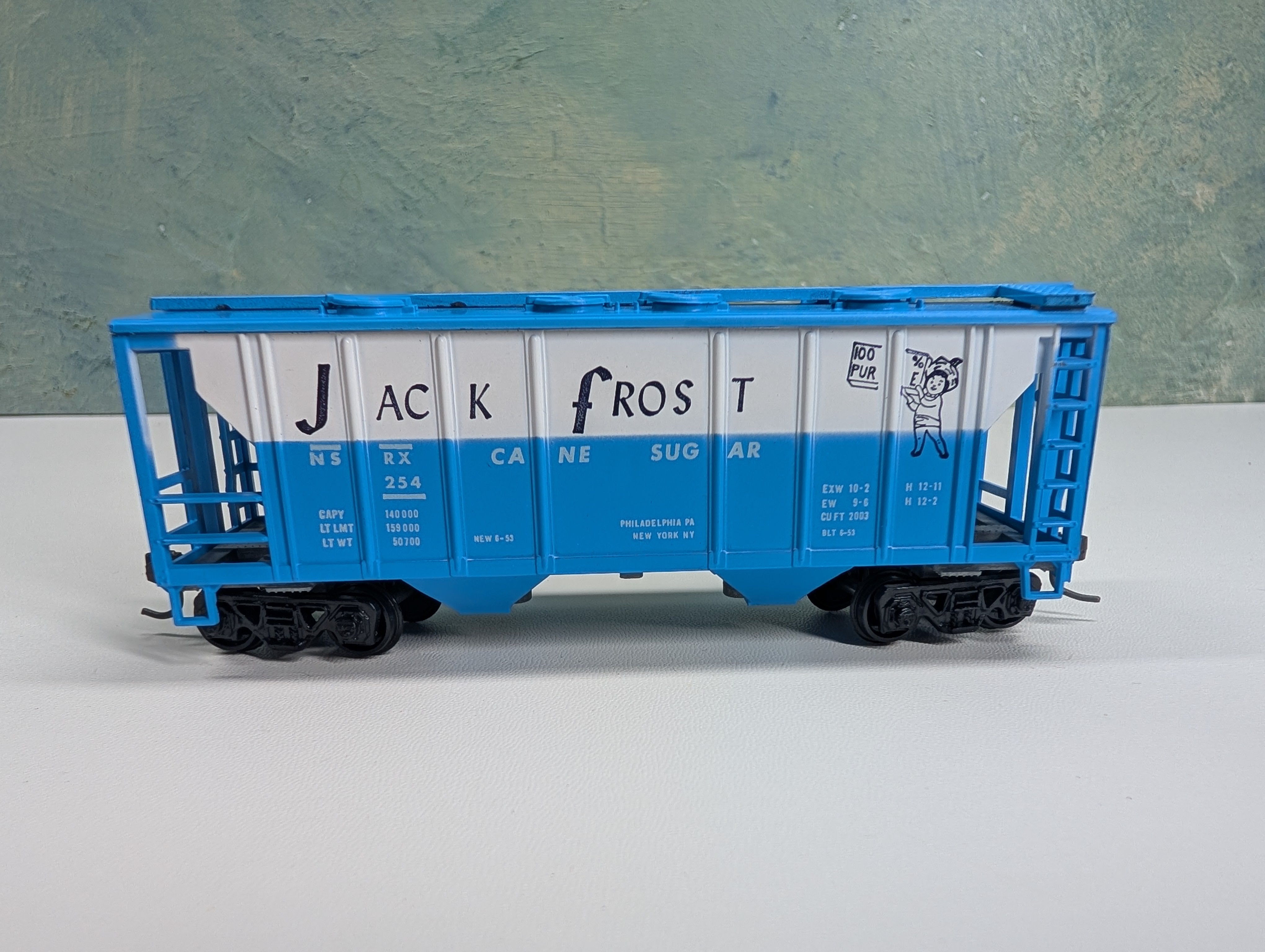 USED Roundhouse HO Scale Covered Hopper Jack Frost NSRX #254