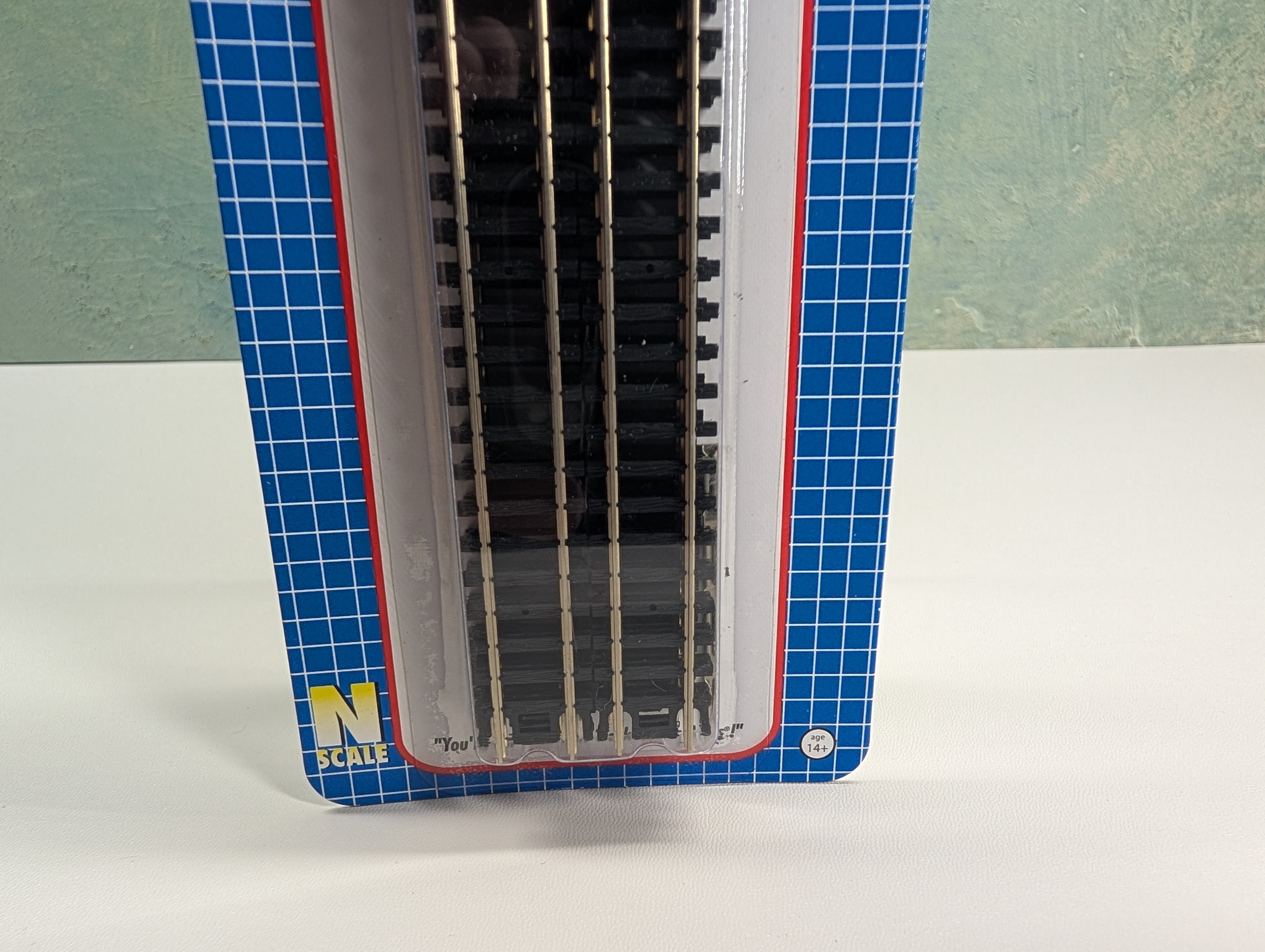 Atlas 2501 N Scale Code 80 5" Straight Nickel Silver Snap Track (6 pcs)