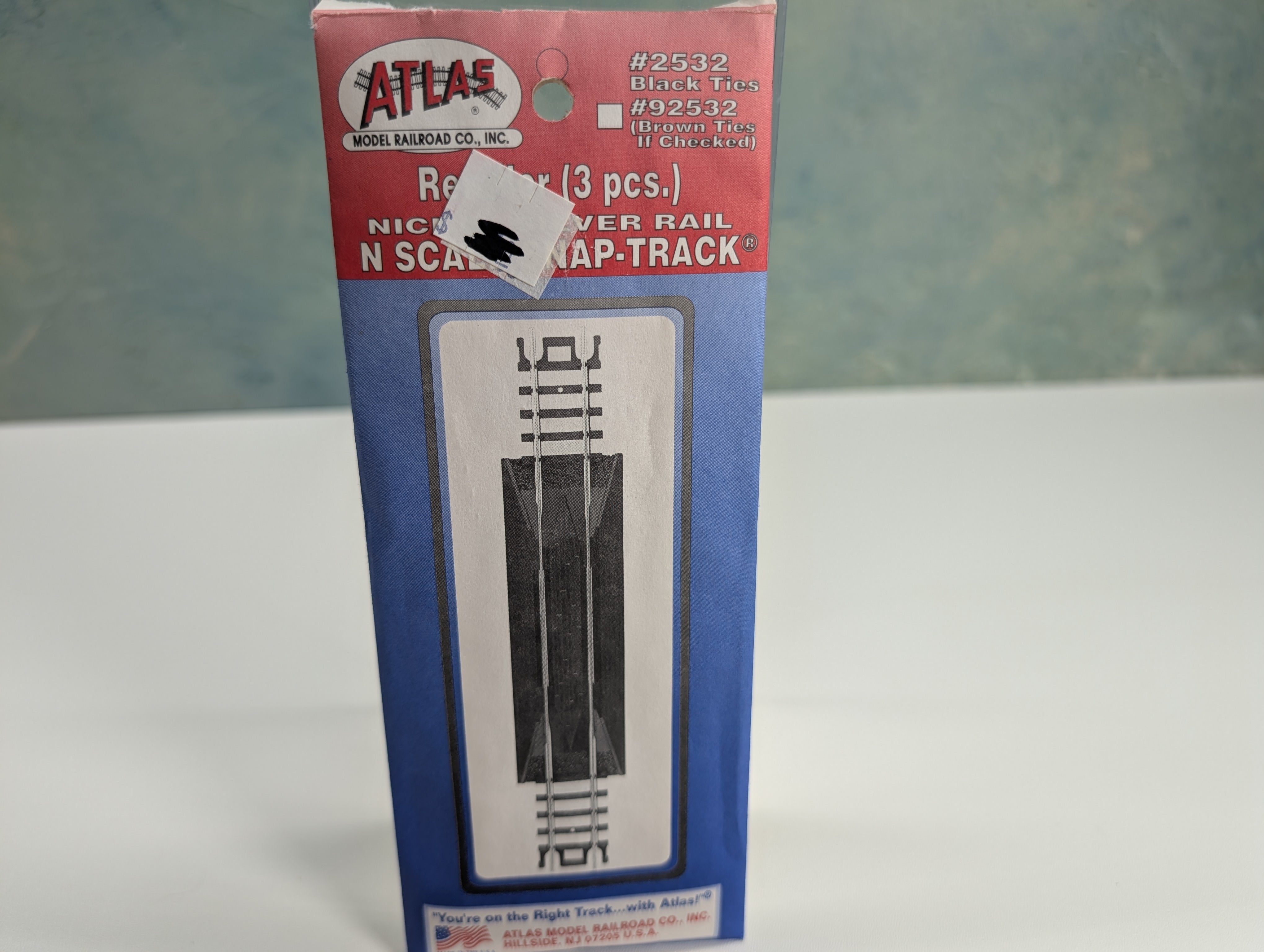 Atlas 2532 N Scale Rerailer Nickel Silver Snap Track (3 pcs)