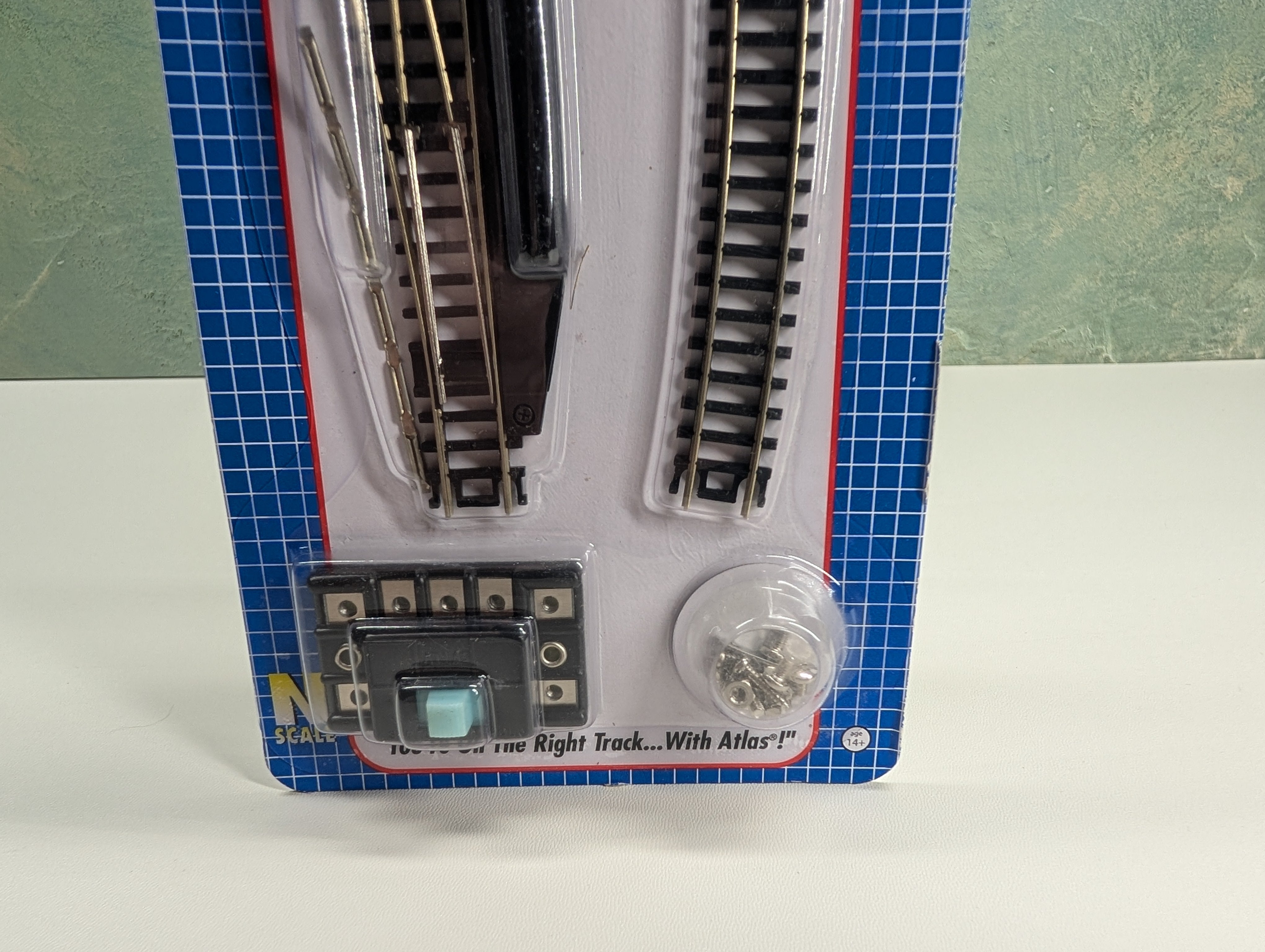 Atlas 2700 N Scale Code 80 Left Remote Switch Nickel Silver STD