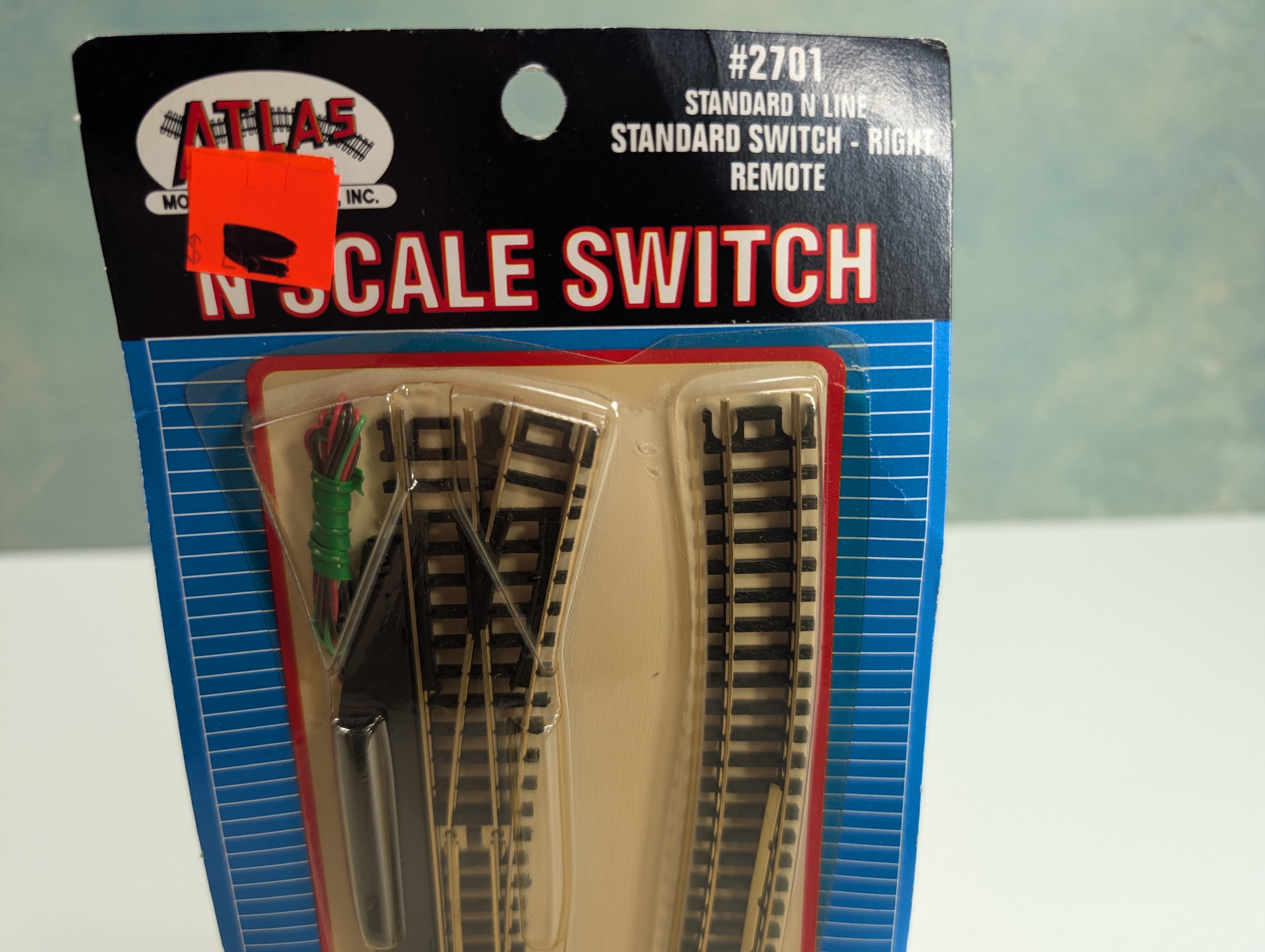 Atlas 2701 N Scale Code 80 Right Remote Switch Nickel Silver STD