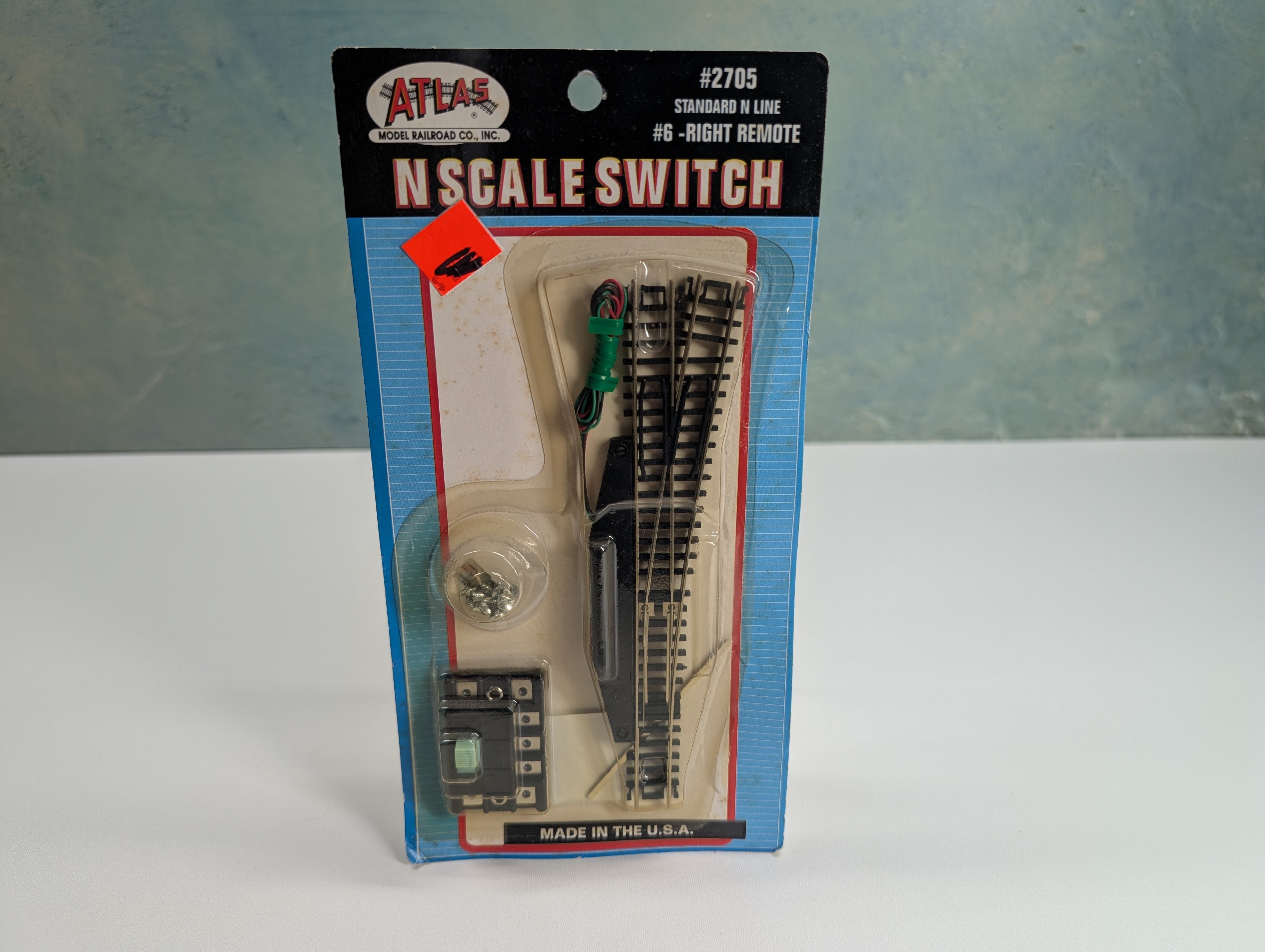 Atlas 2705 N Scale Code 80 #6 Right Remote Switch Nickel Silver STD