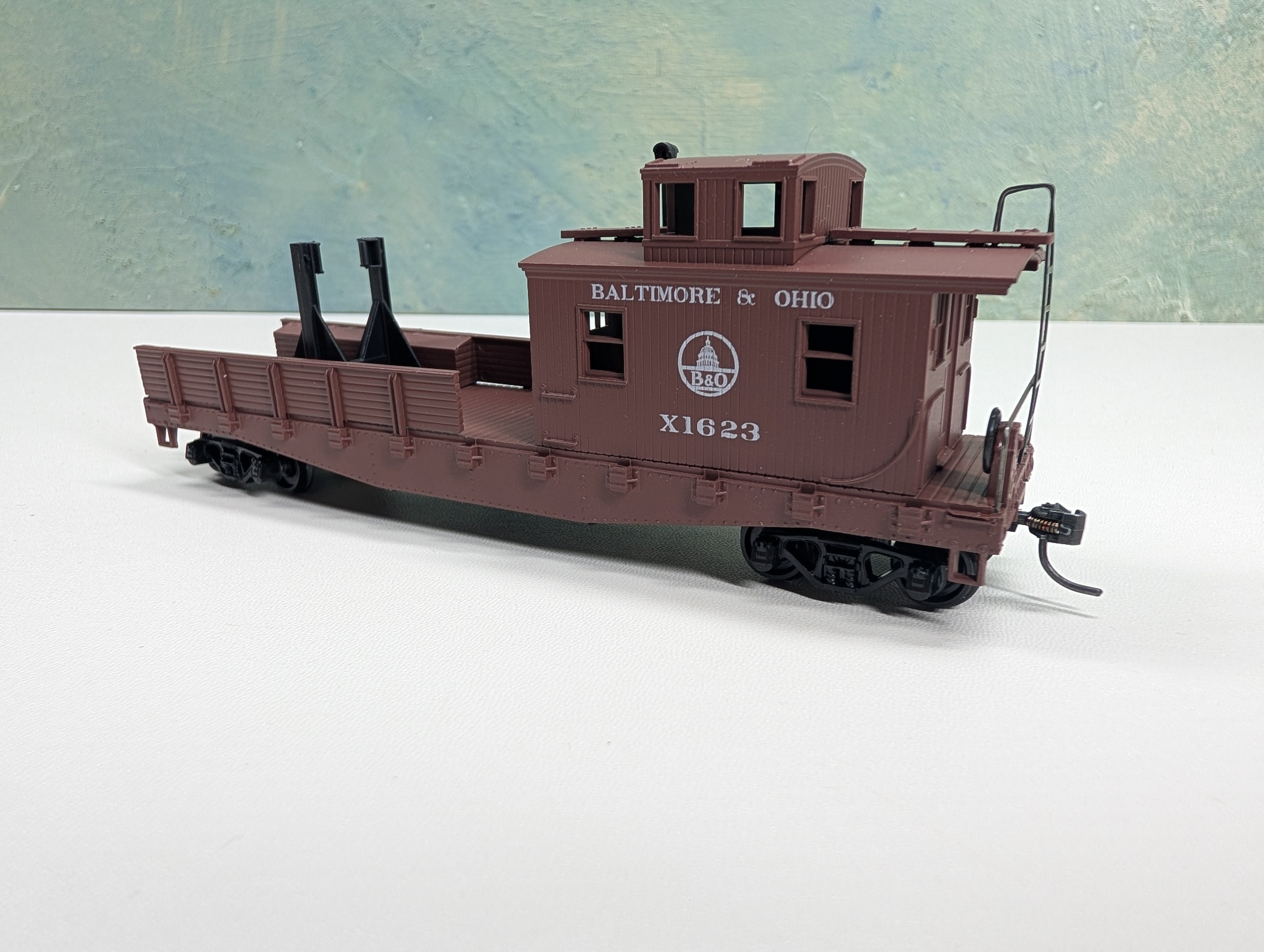 USED Athearn HO Scale Work Caboose Baltimore and Ohio B&O #X1623