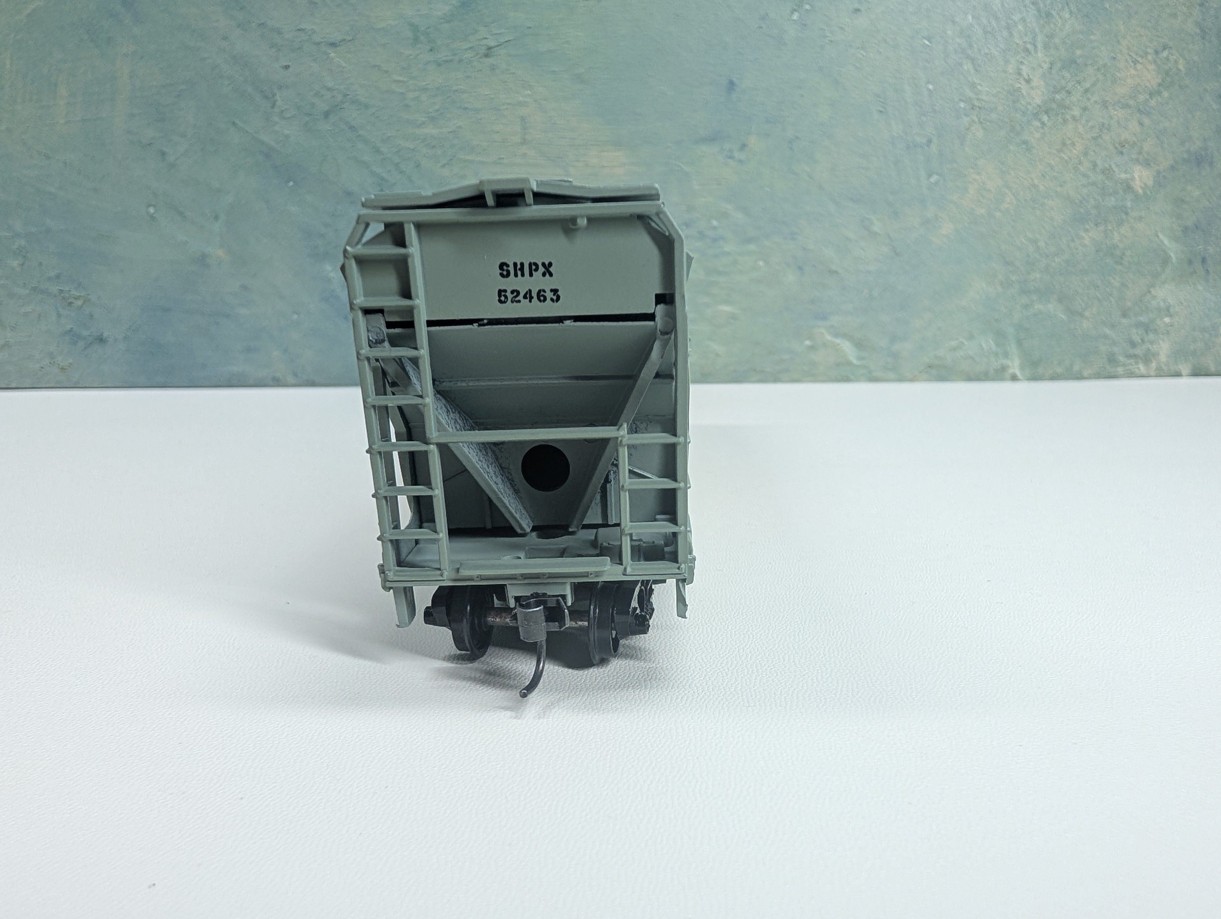 USED Athearn HO Scale ACF Centerflow Covered Hopper GULF SHPX #52463