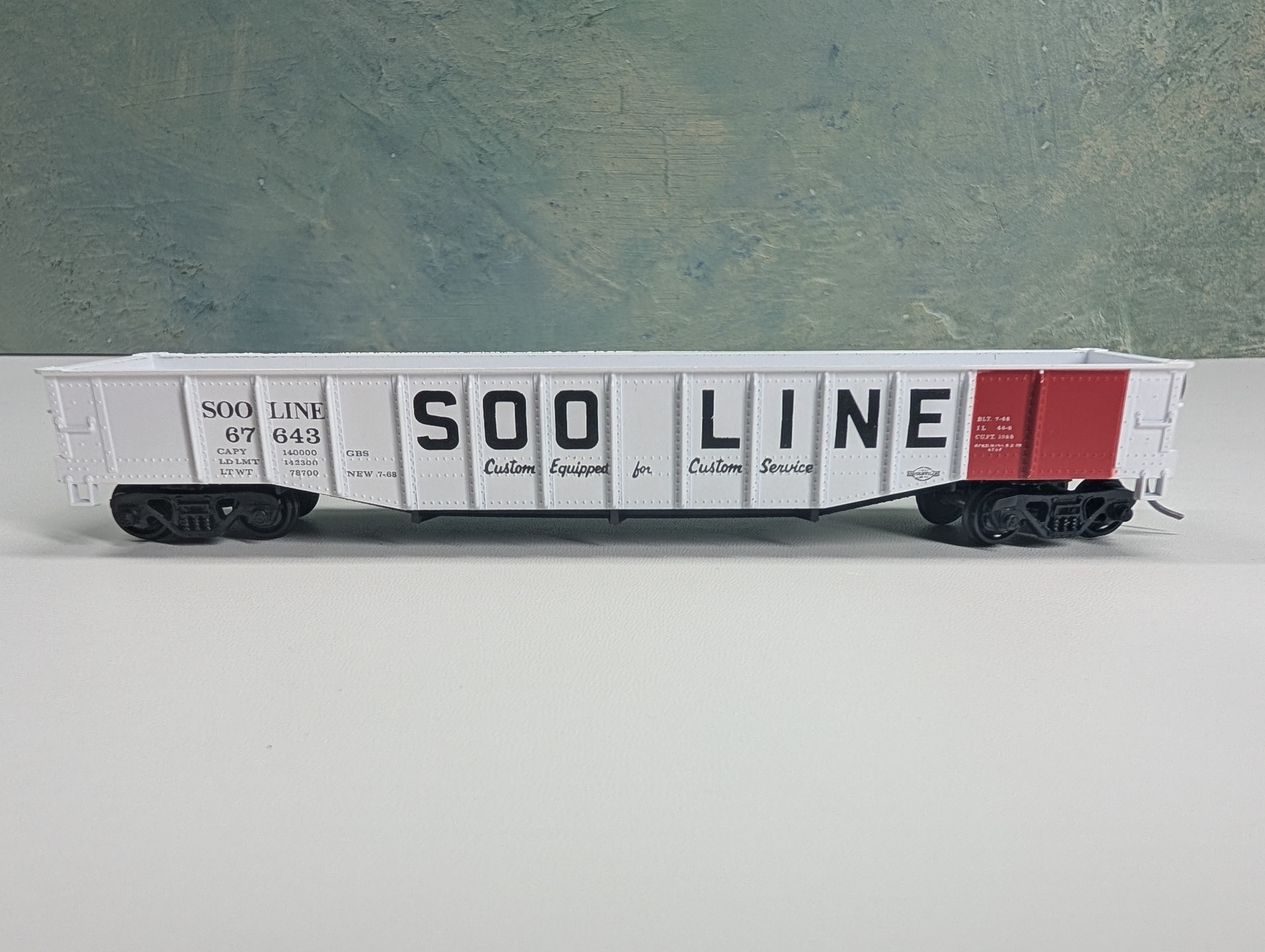 USED Athearn HO Scale Gondola SOO Line #67643