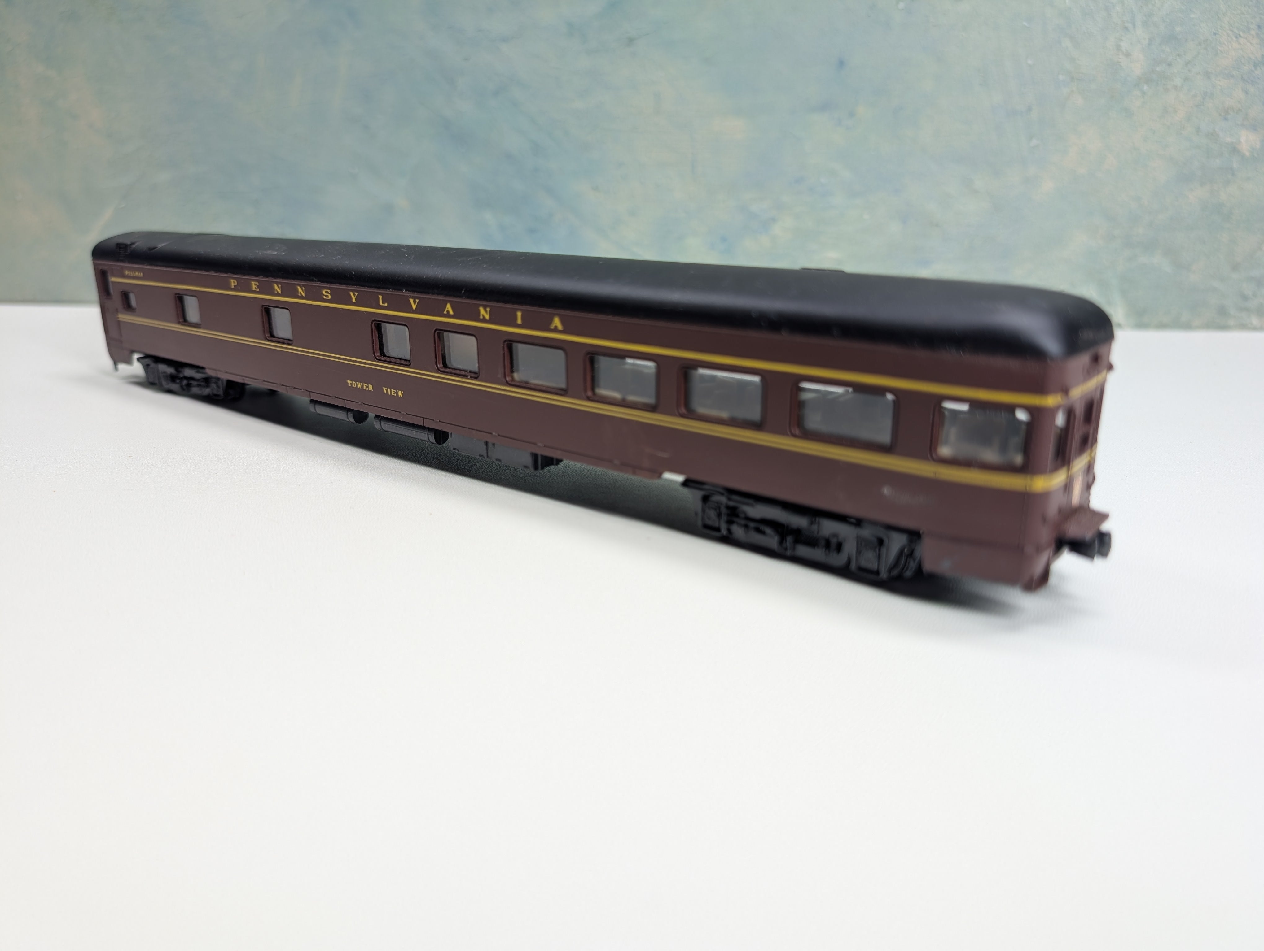 USED Rivarossi HO Scale OBS Passenger Car Pennsylvania Tower View