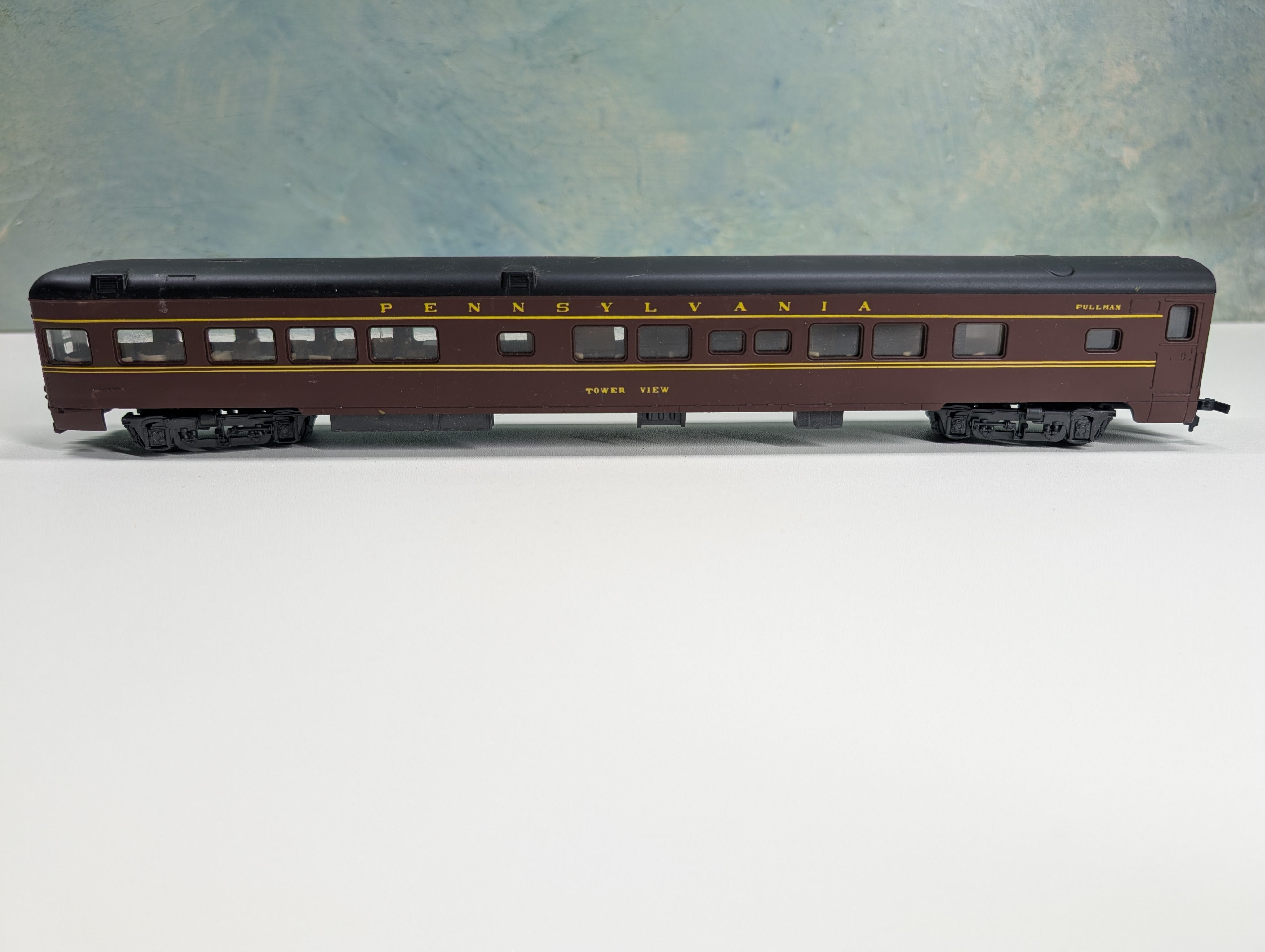 USED Rivarossi HO Scale OBS Passenger Car Pennsylvania Tower View