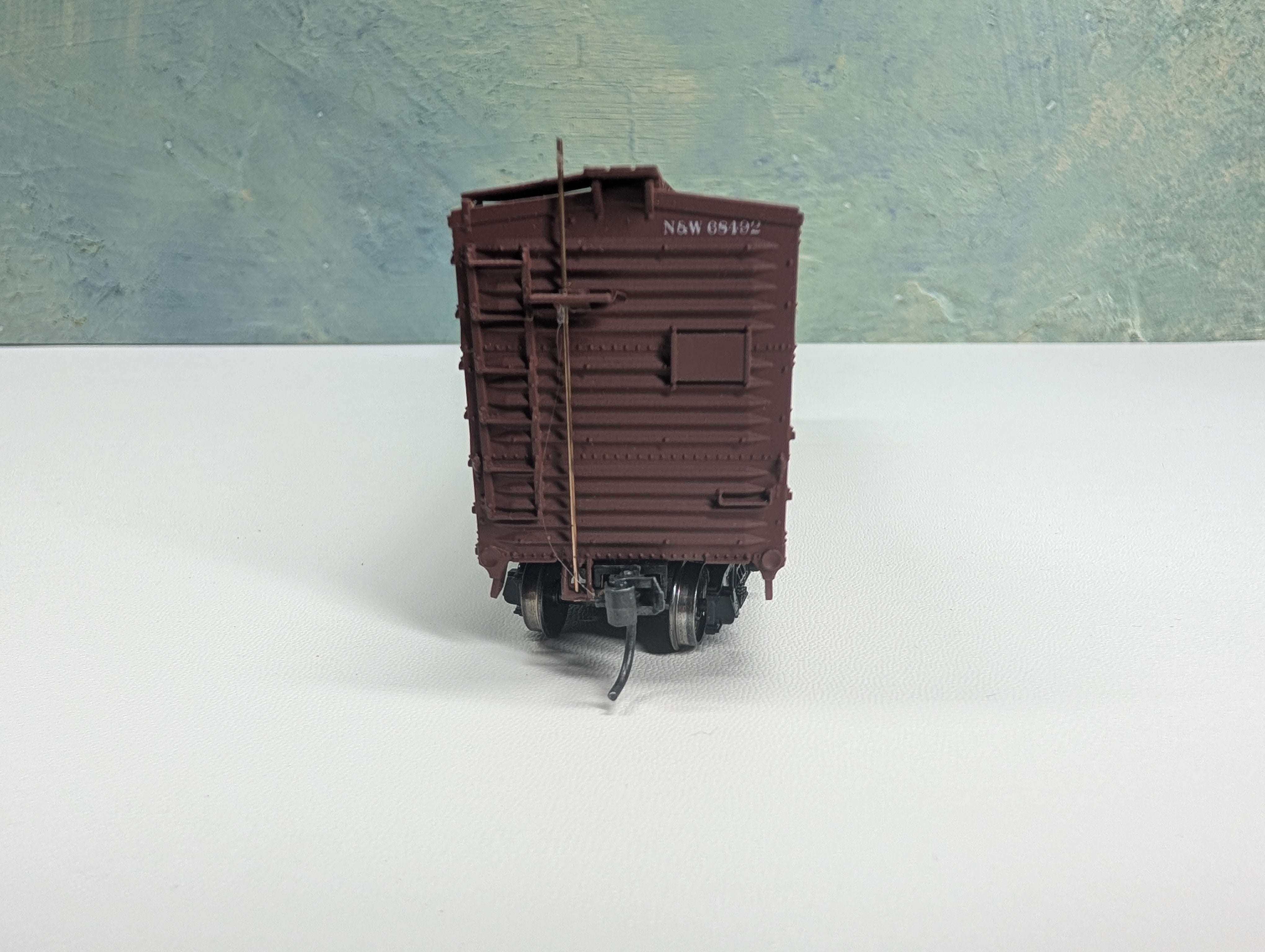 USED Accurail HO Scale 40' Box Car Norfolk & Western NW #68492 Metal Wheels