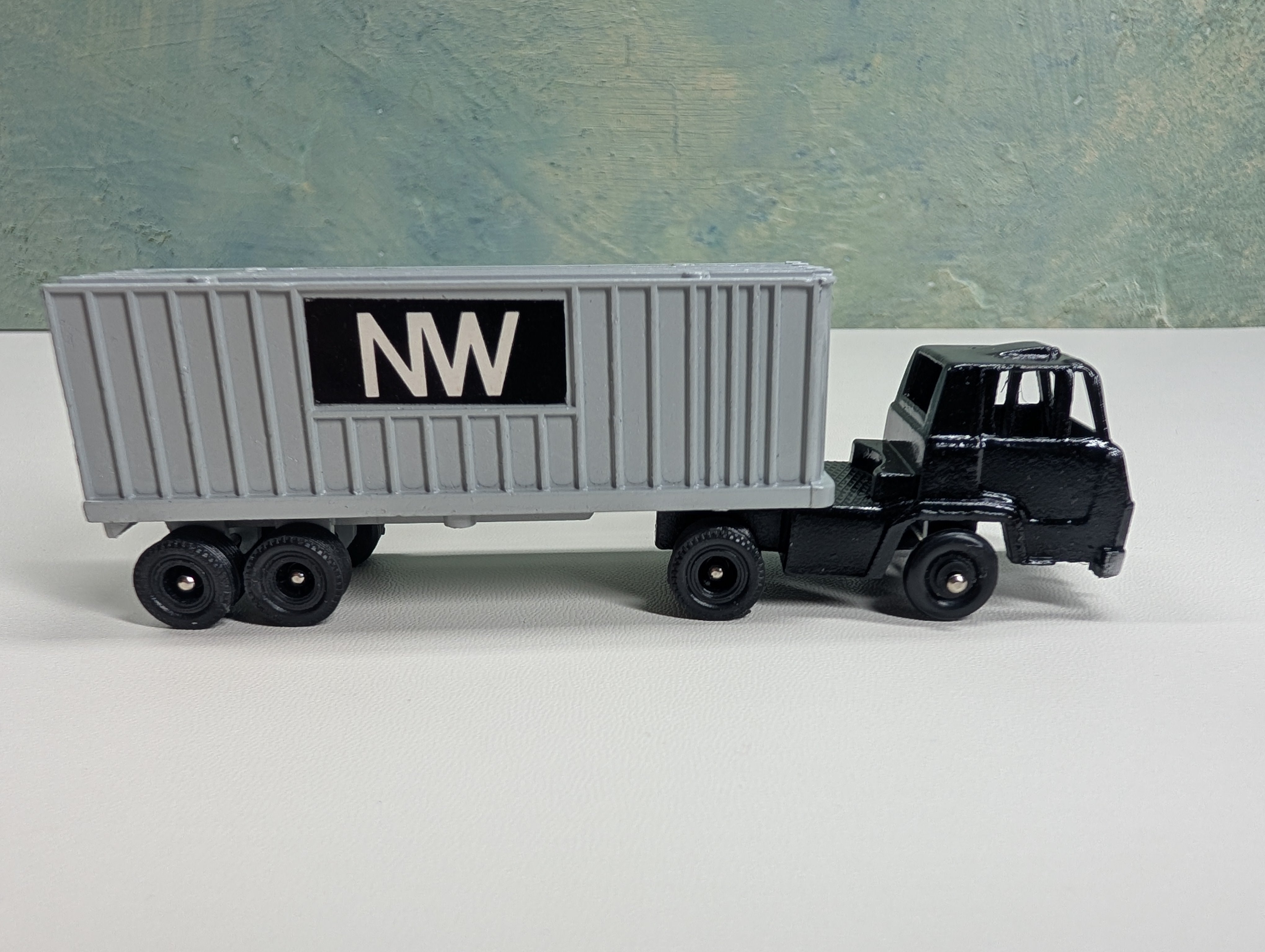 USED Lionel HO Scale Metal Trailer and Cab Norfolk & Western