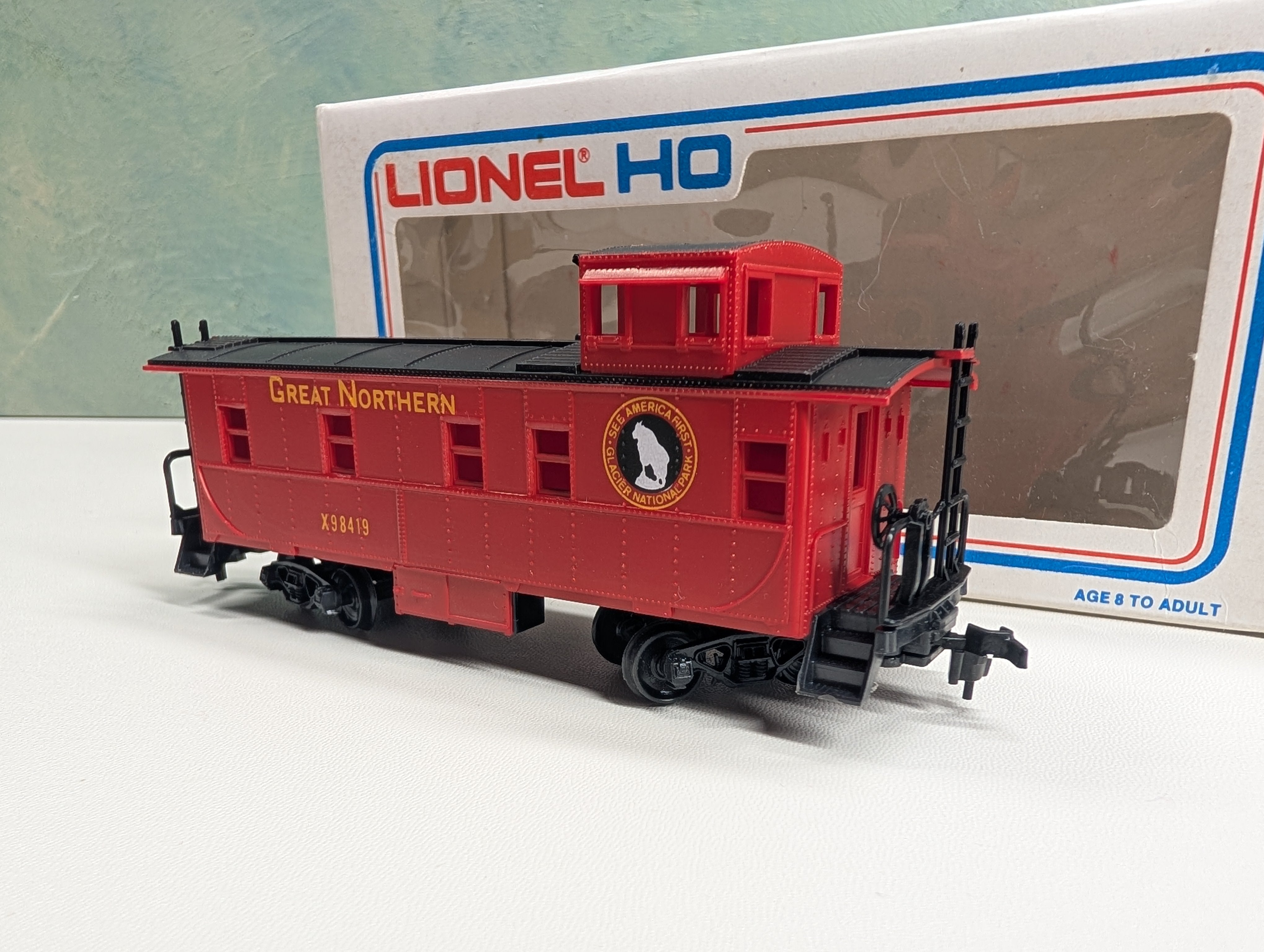 USED Lionel HO Scale Caboose Great Northern #X98419