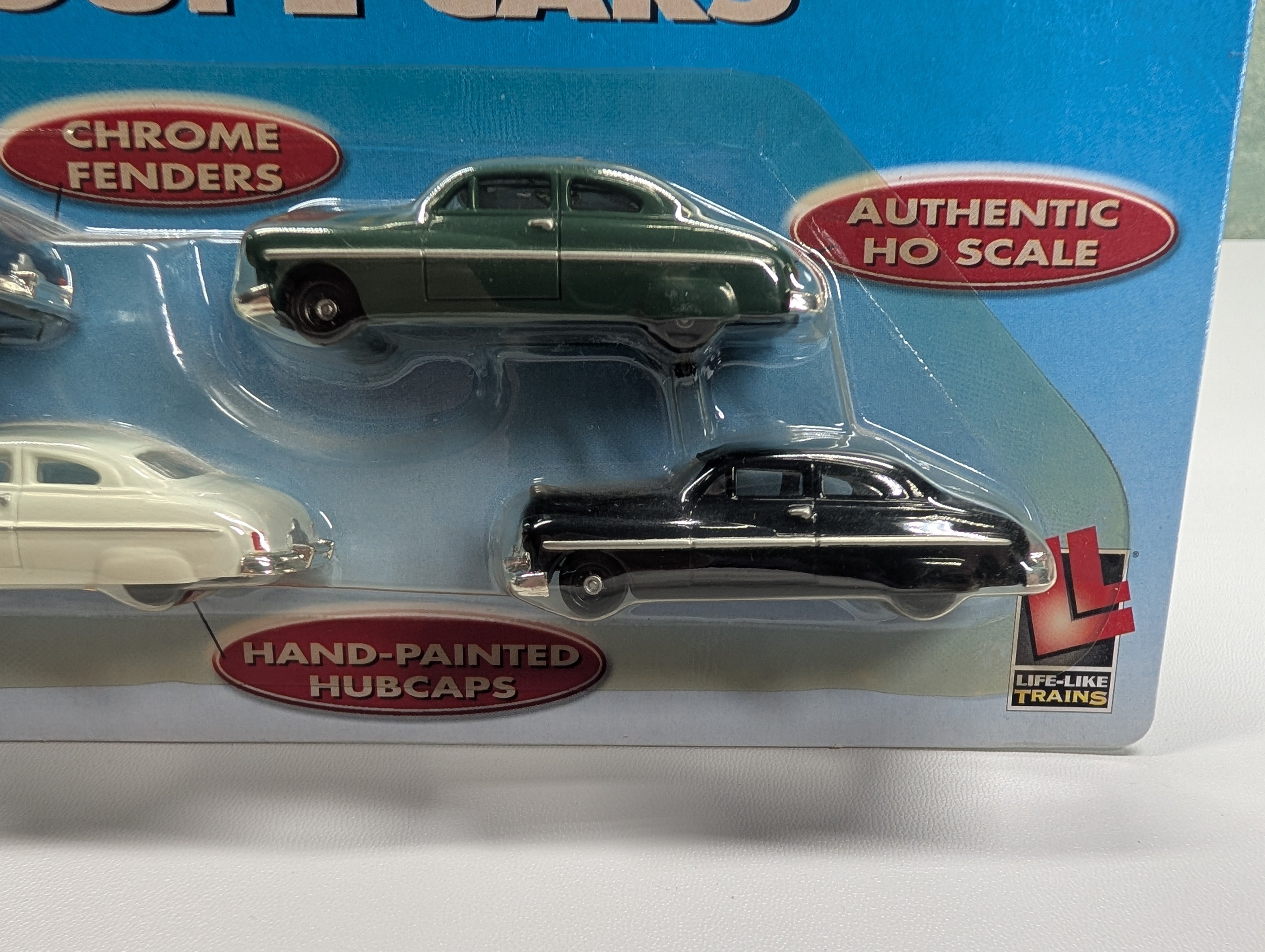 Life-Like 1616 HO Scale 1950s Coupe Cars (4 pcs)