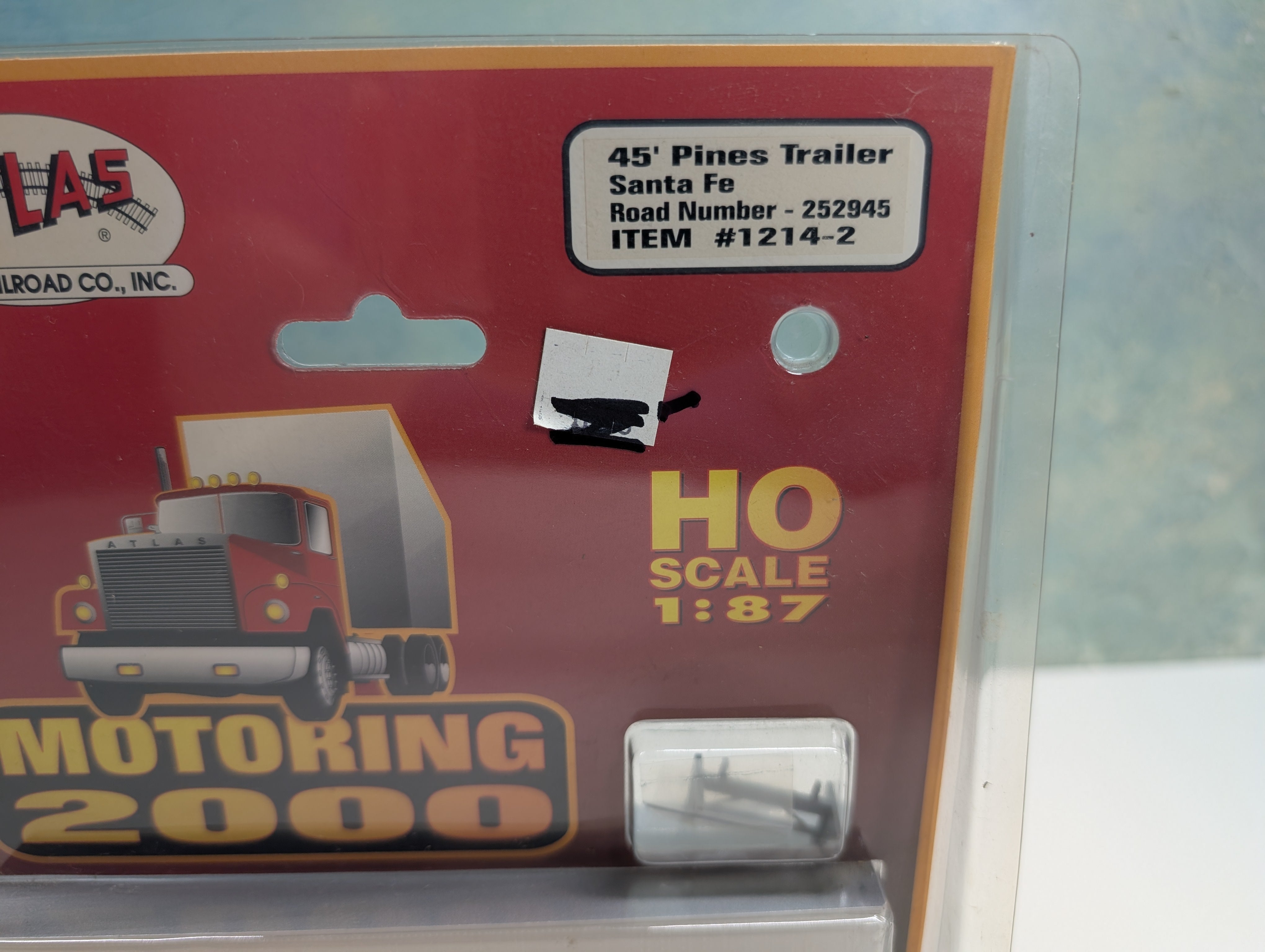 Atlas #1214-2 HO Scale 45' Pines Trailer Santa Fe SFTZ #252945