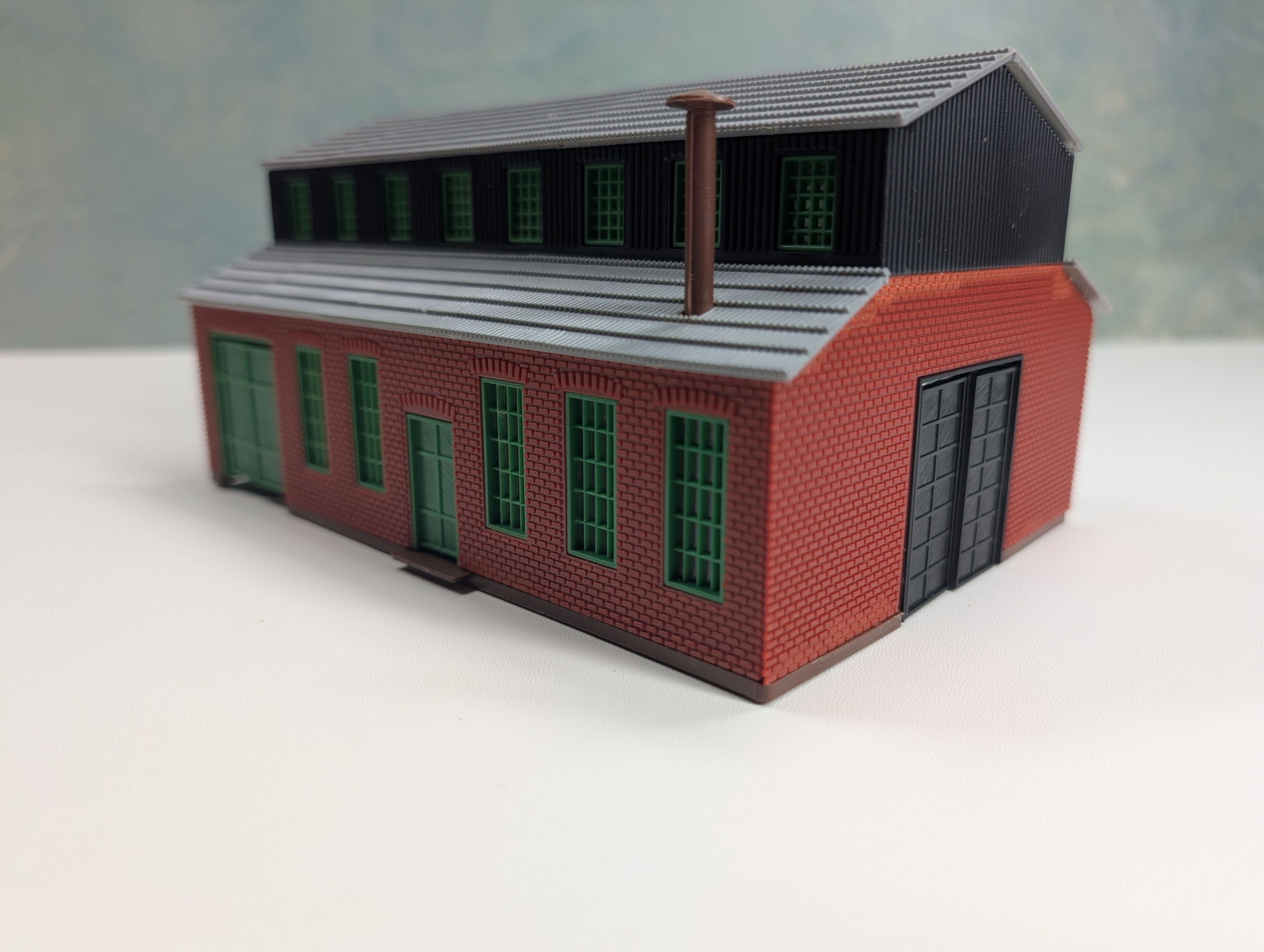 USED Heljan HO Scale Brick Warehouse