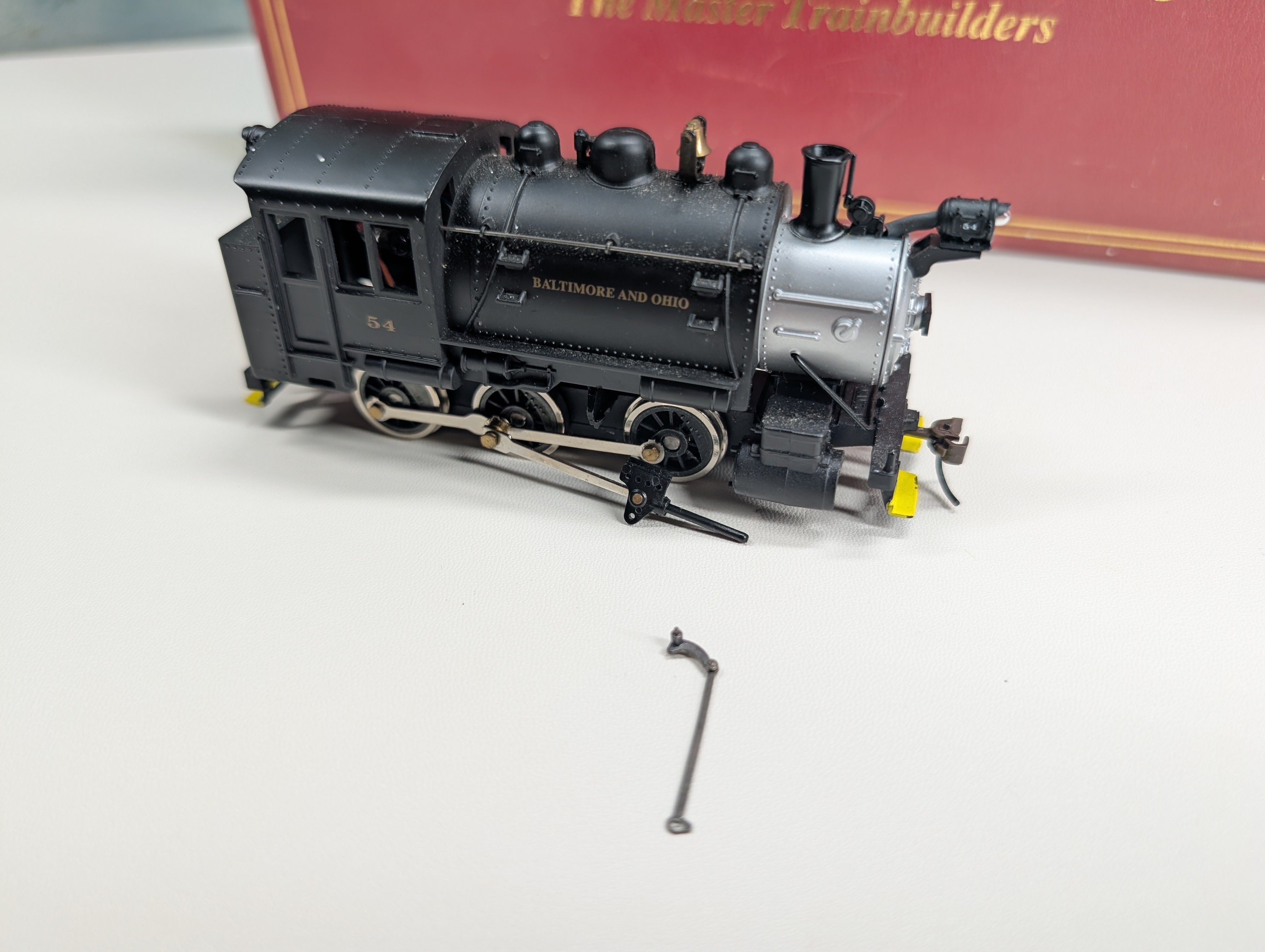 USED Mantua 393002 HO Scale 0-6-0 Tank Switcher Steam Locomotive Baltimore and Ohio #54 Runs But Needs Work DC