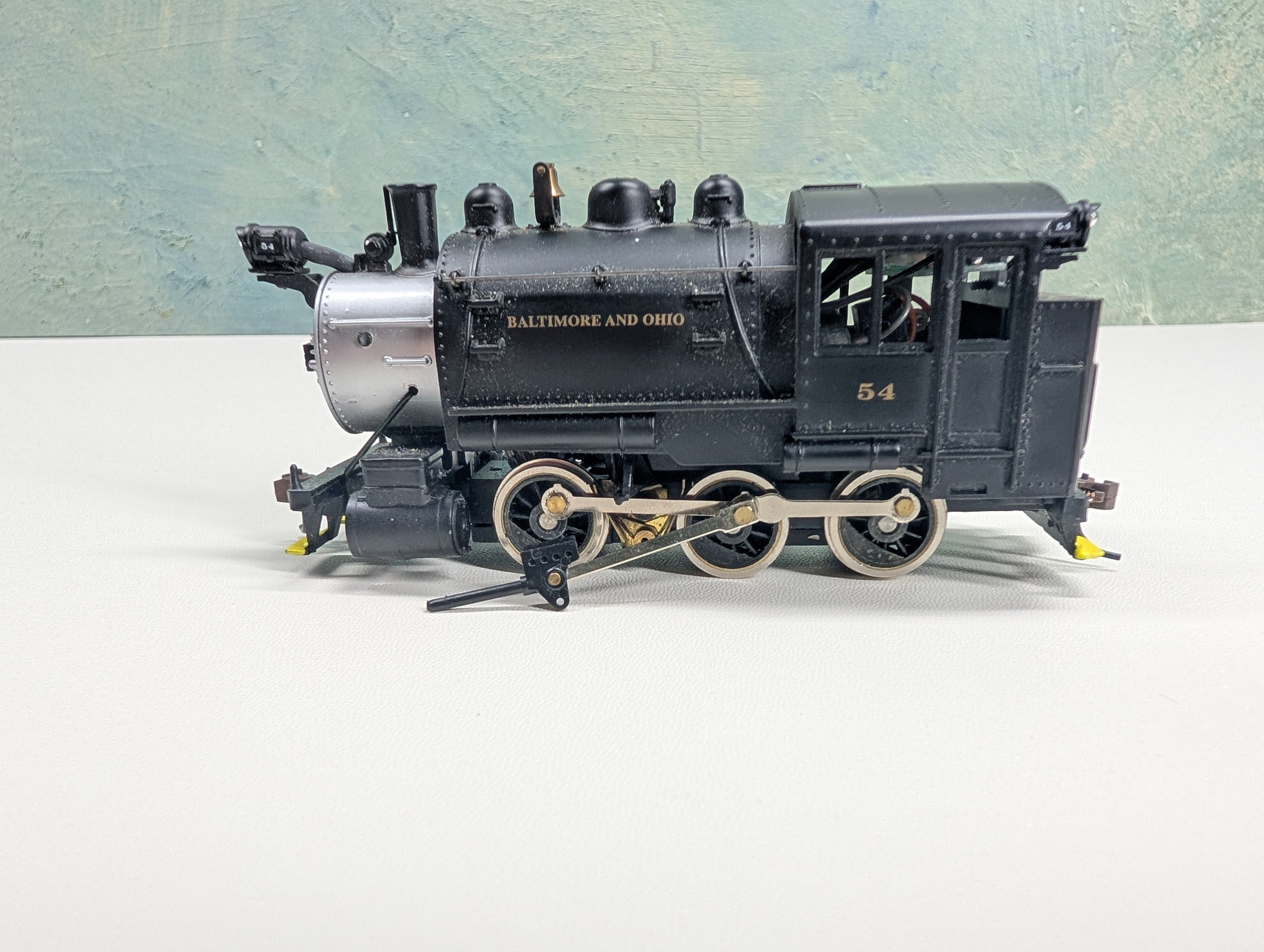 USED Mantua 393002 HO Scale 0-6-0 Tank Switcher Steam Locomotive Baltimore and Ohio #54 Runs But Needs Work DC