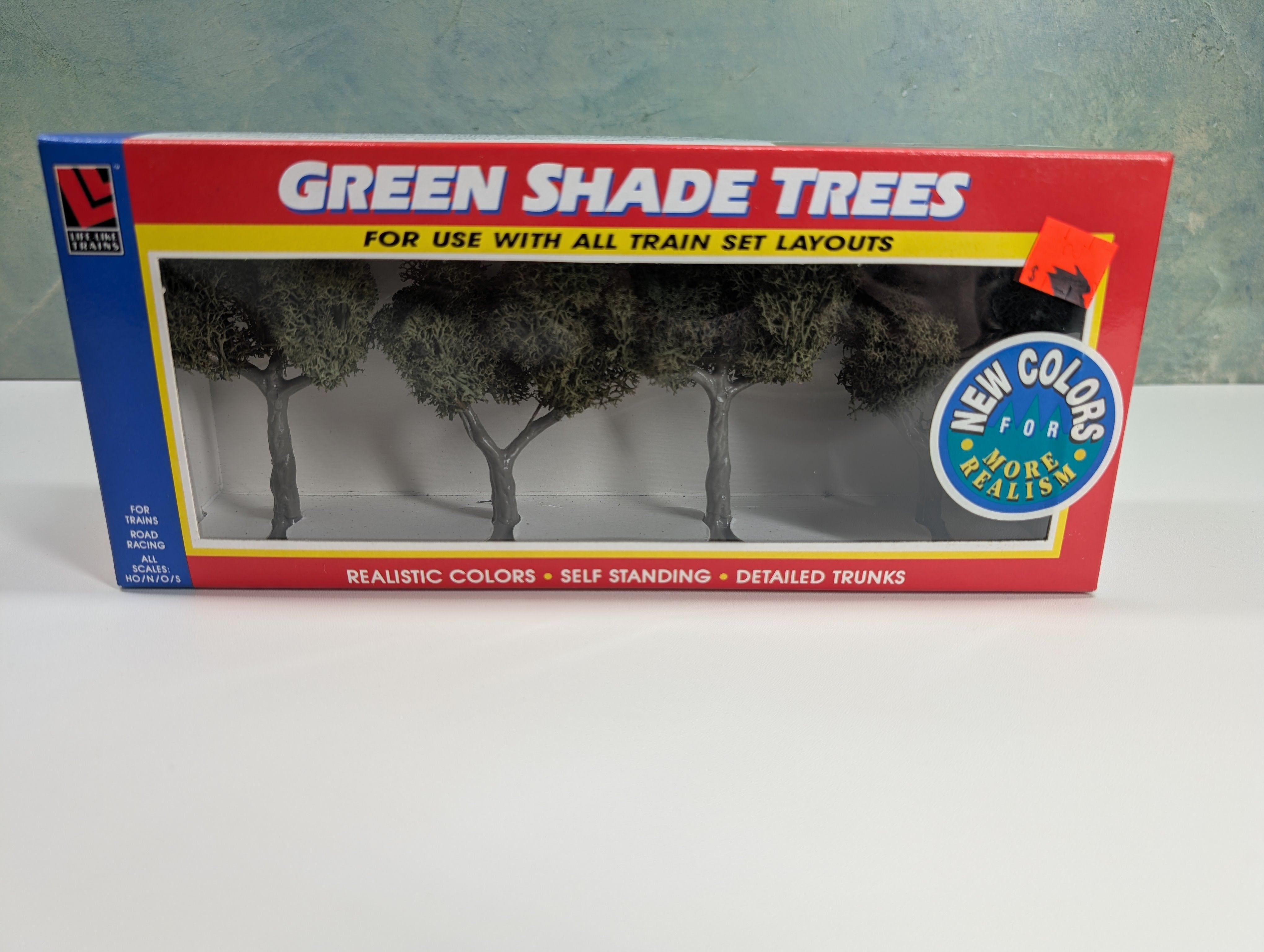 Life-Like 1921 Multi Scale Green Shade Trees (4 pcs)